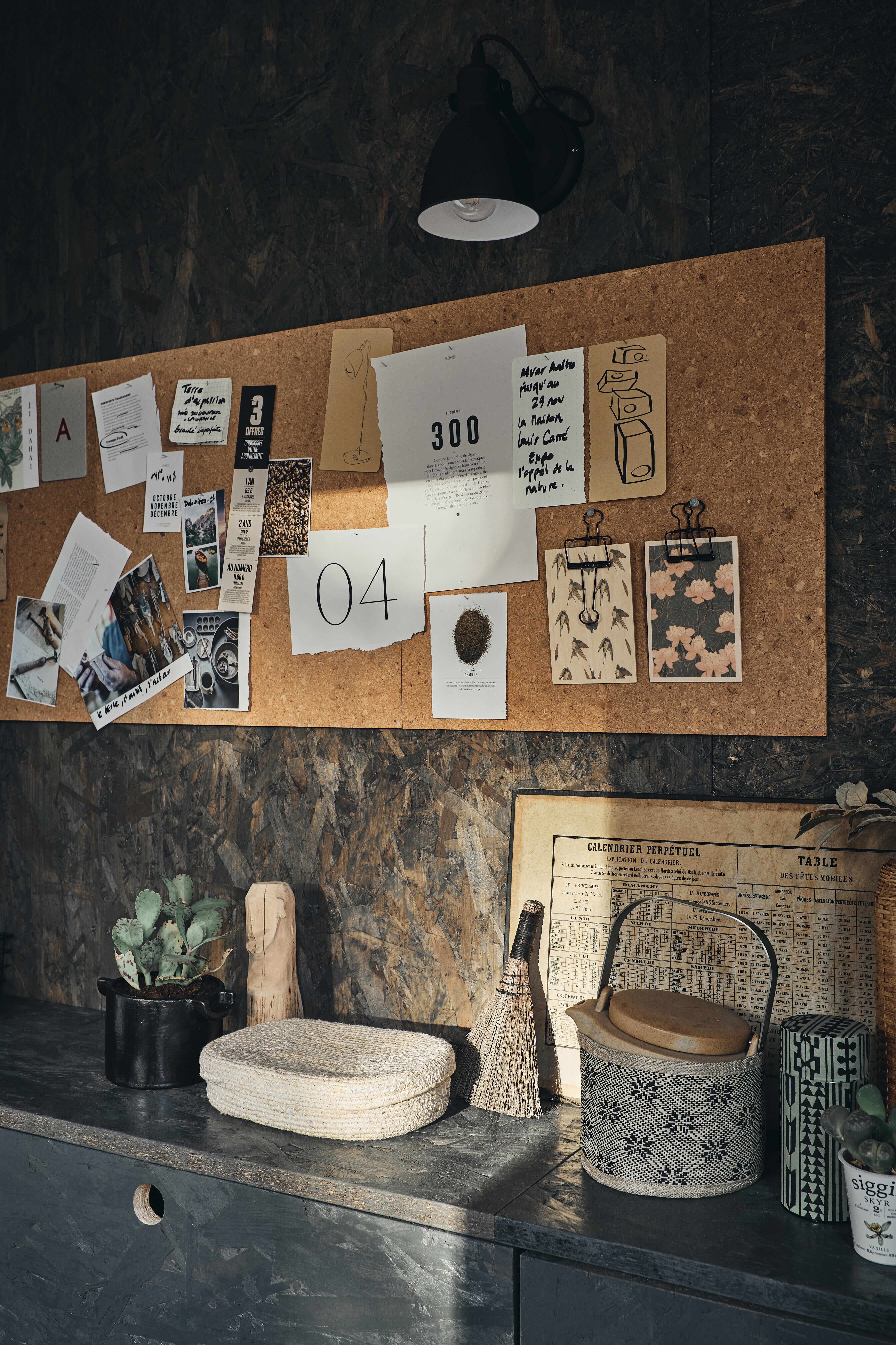 Lot de 4 dalles de liège murales, beige, l.50 x L.50 cm - 5