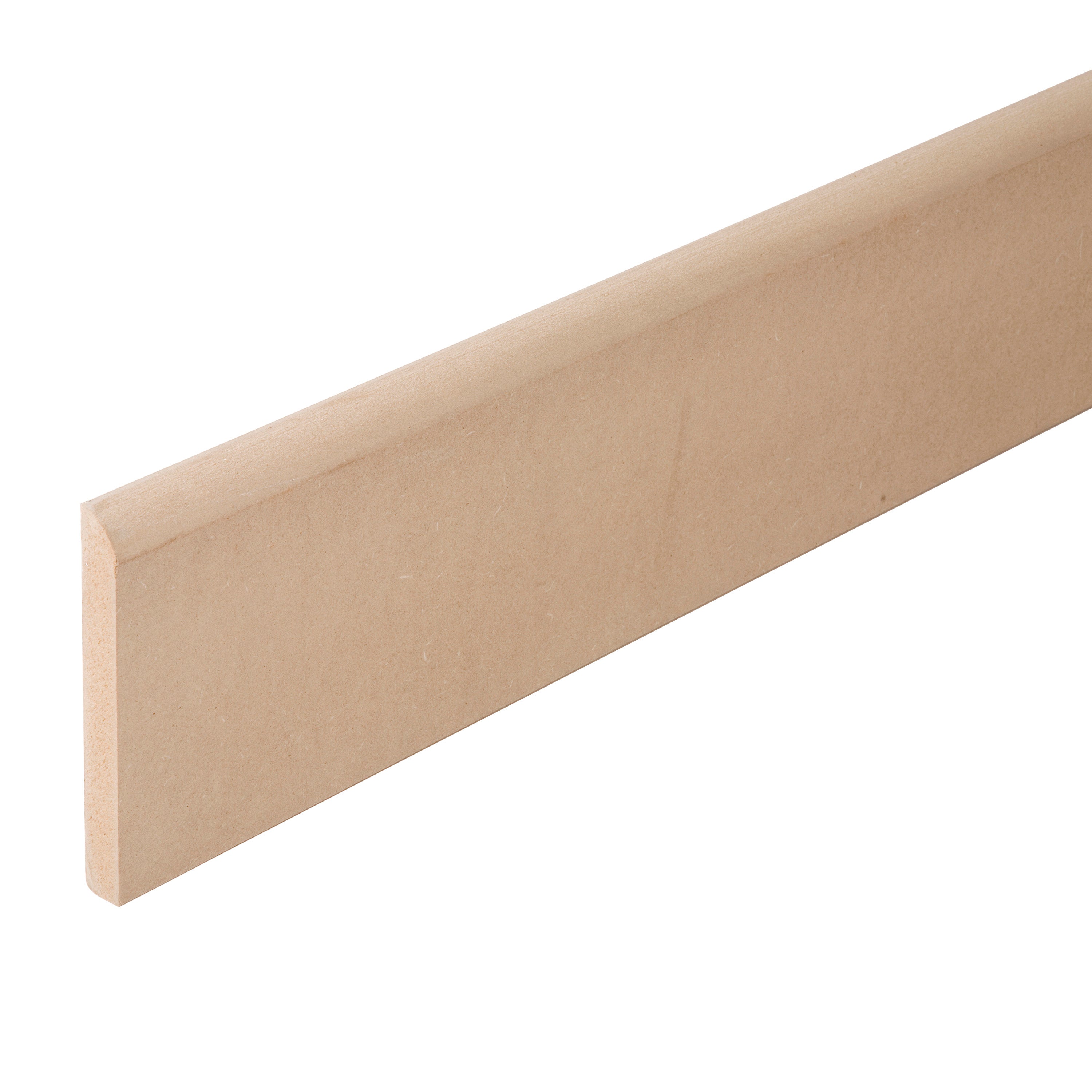 Plinthe médium (MDF) réversible, 16 x 148 mm, L.2.44 m - 2