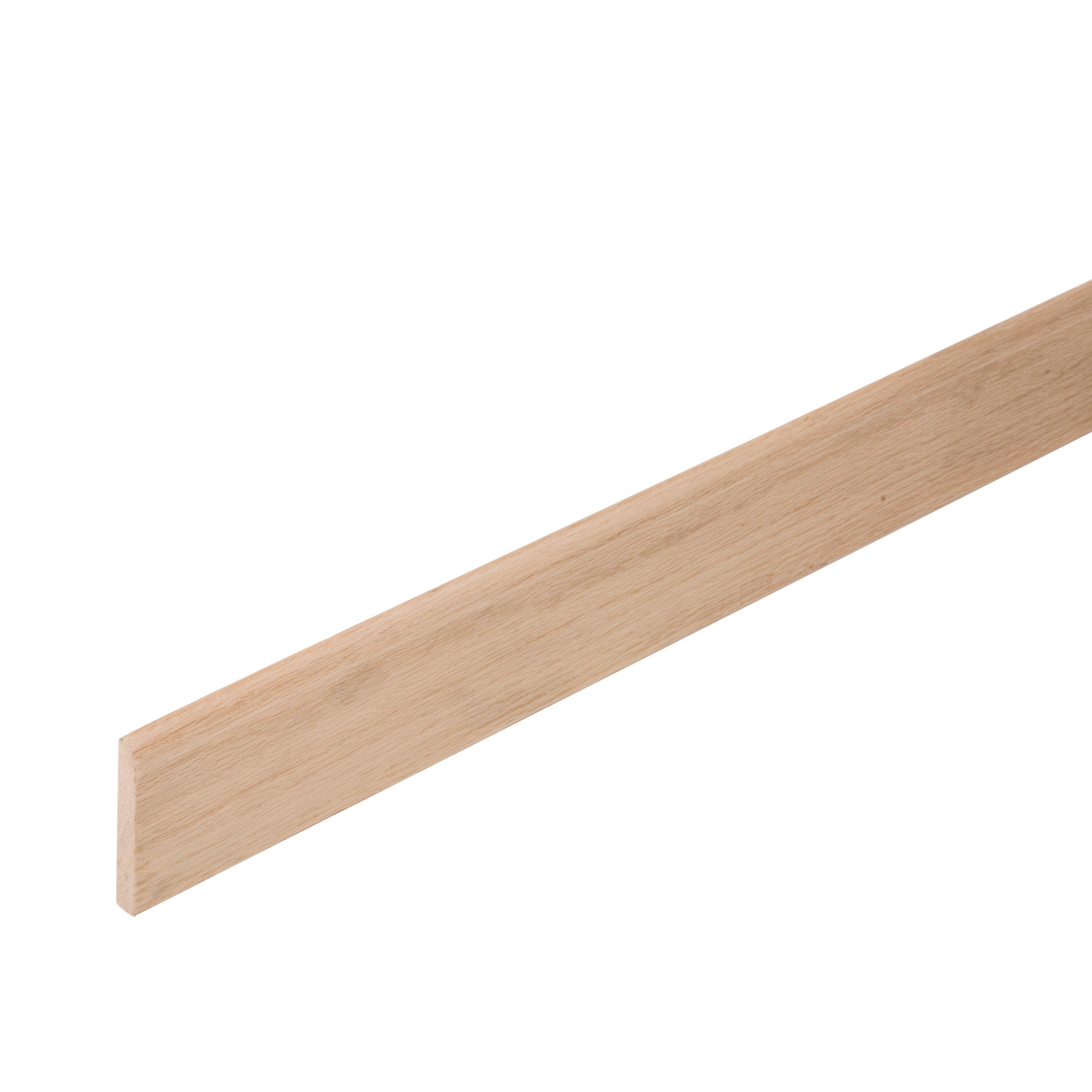 Plinthe chêne petits noeuds arrondie, 9 x 68 mm, L.2,4 m - 4