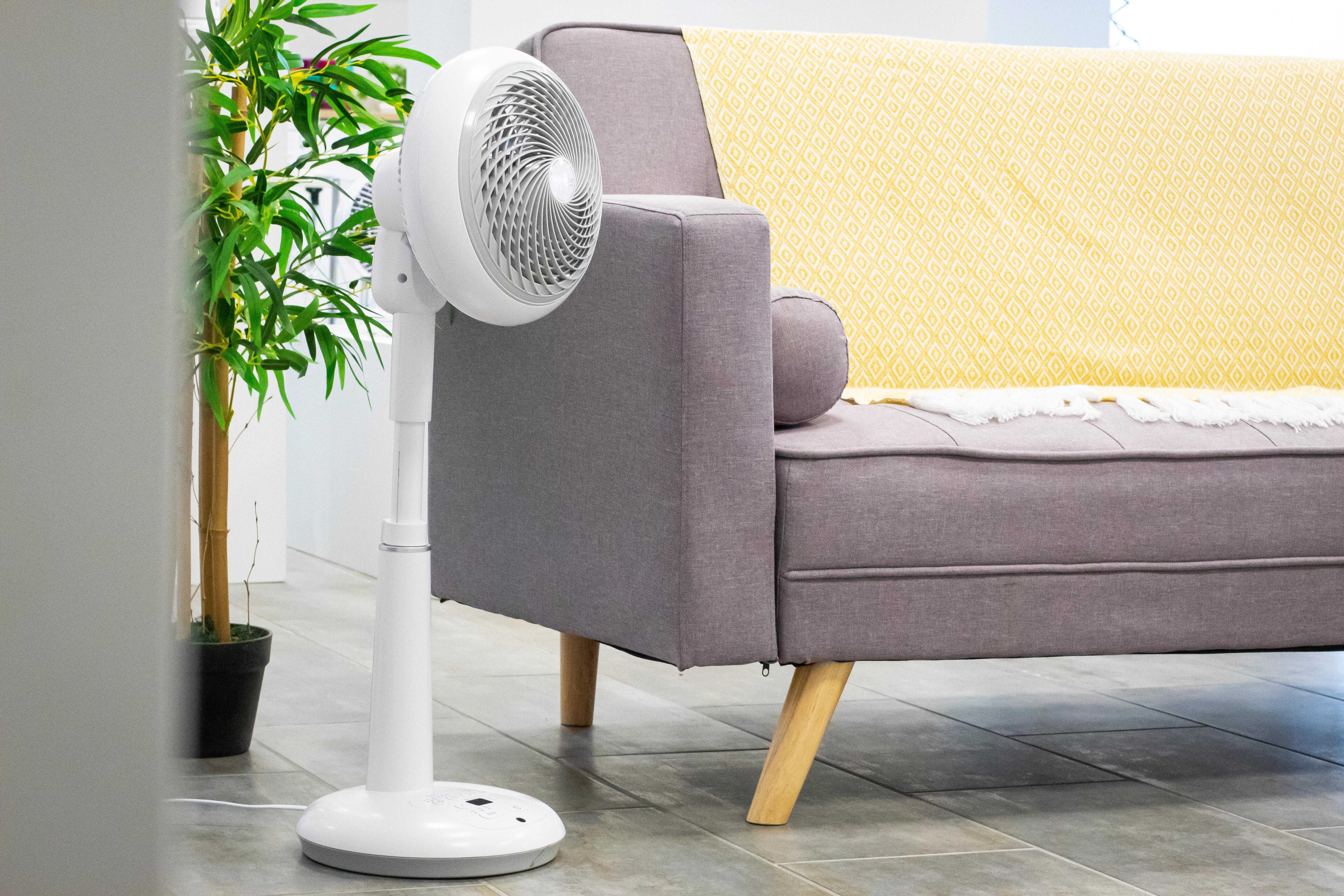 Ventilateur sur pied, OHYAMA, Woozoo blanc 25 W, D25 cm - 2