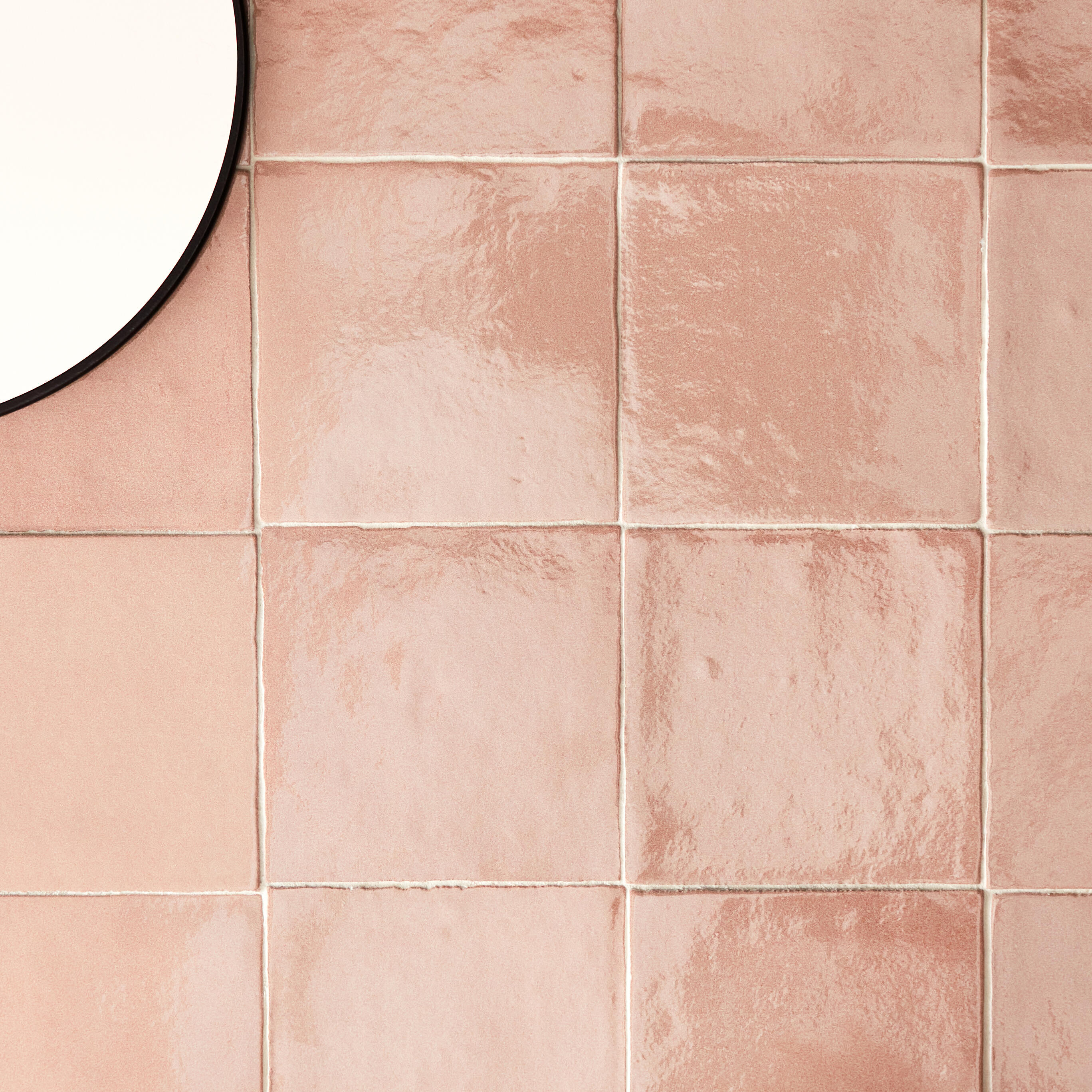 Carrelage mur intérieur effet zellige rose écaille Zellie l.10 x L.10 cm - 2