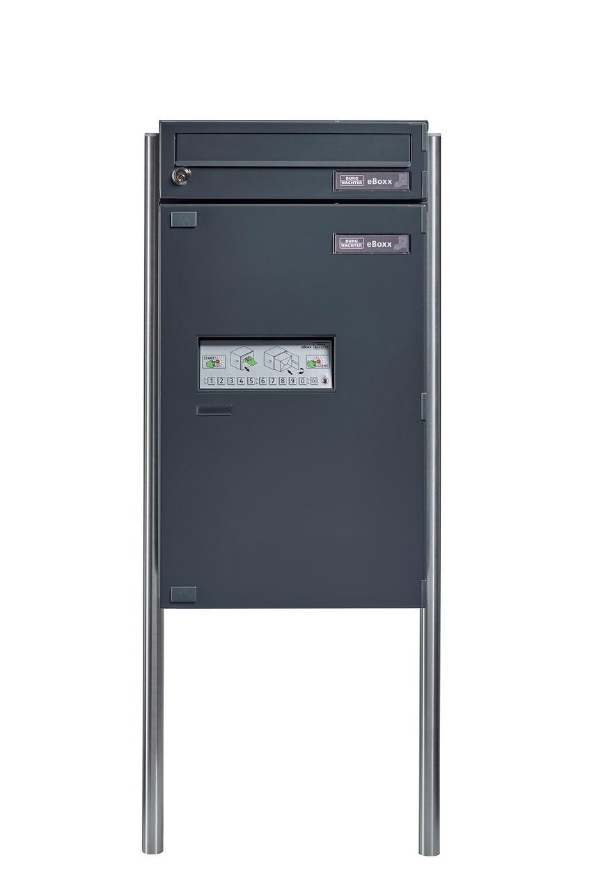 Compartiment courrier pour boîte à colis eBoxx BURG-WACHTER, anthracite - 2