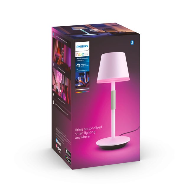 La lampe Philips Hue Go est sans fil