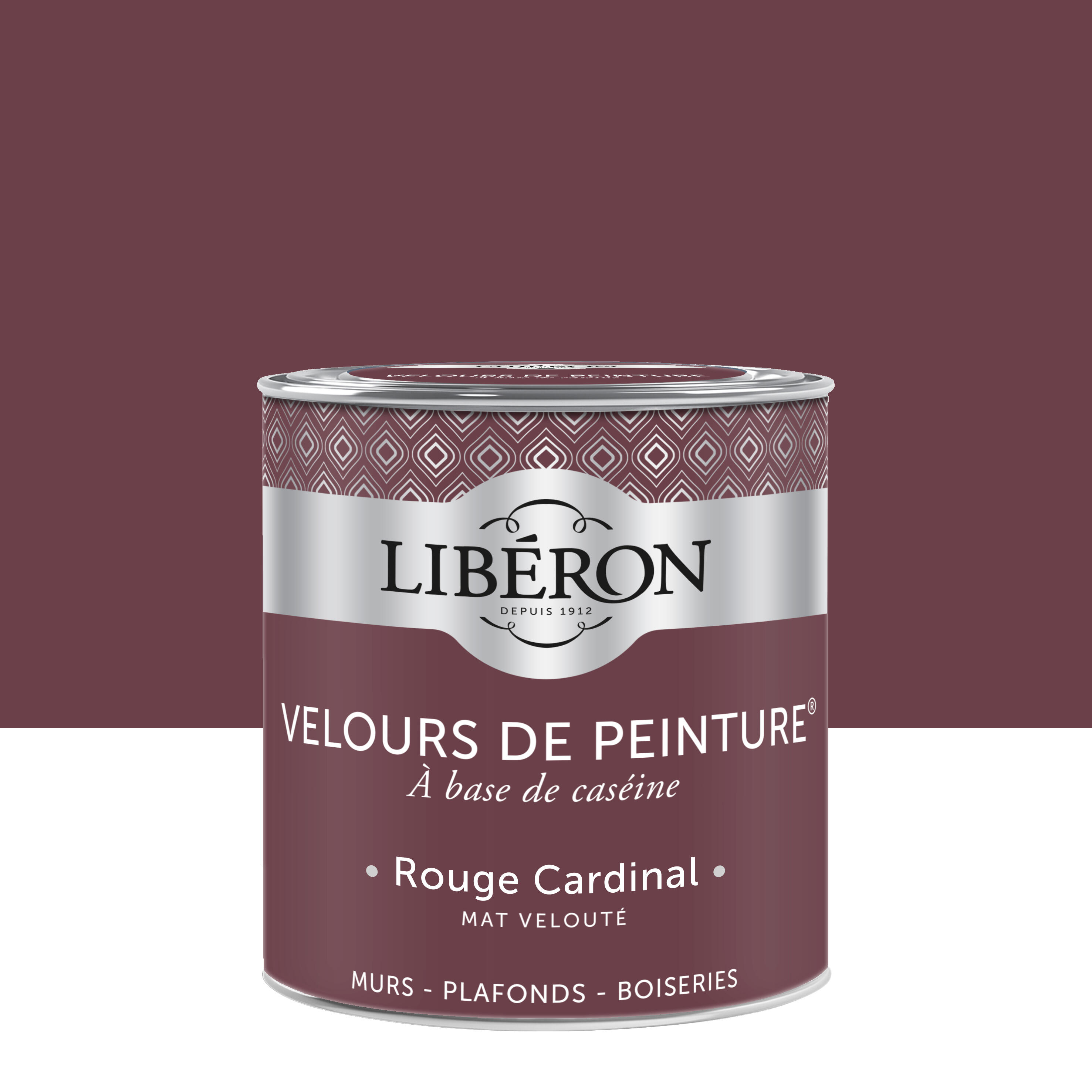 Peinture mur et plafond rouge cardinal velours LIBÉRON Velours de ...