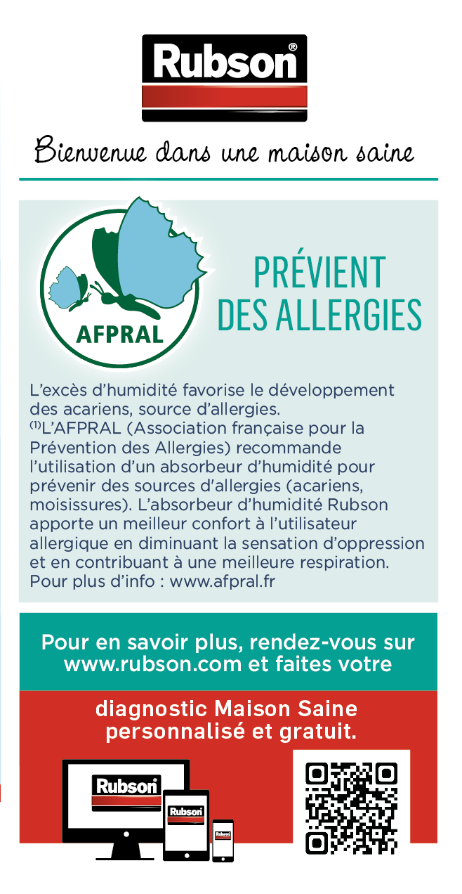 Lot de 4 recharges tablette pour absorbeur d'humidité RUBSON Aéro 360°pure 20 m² - 6