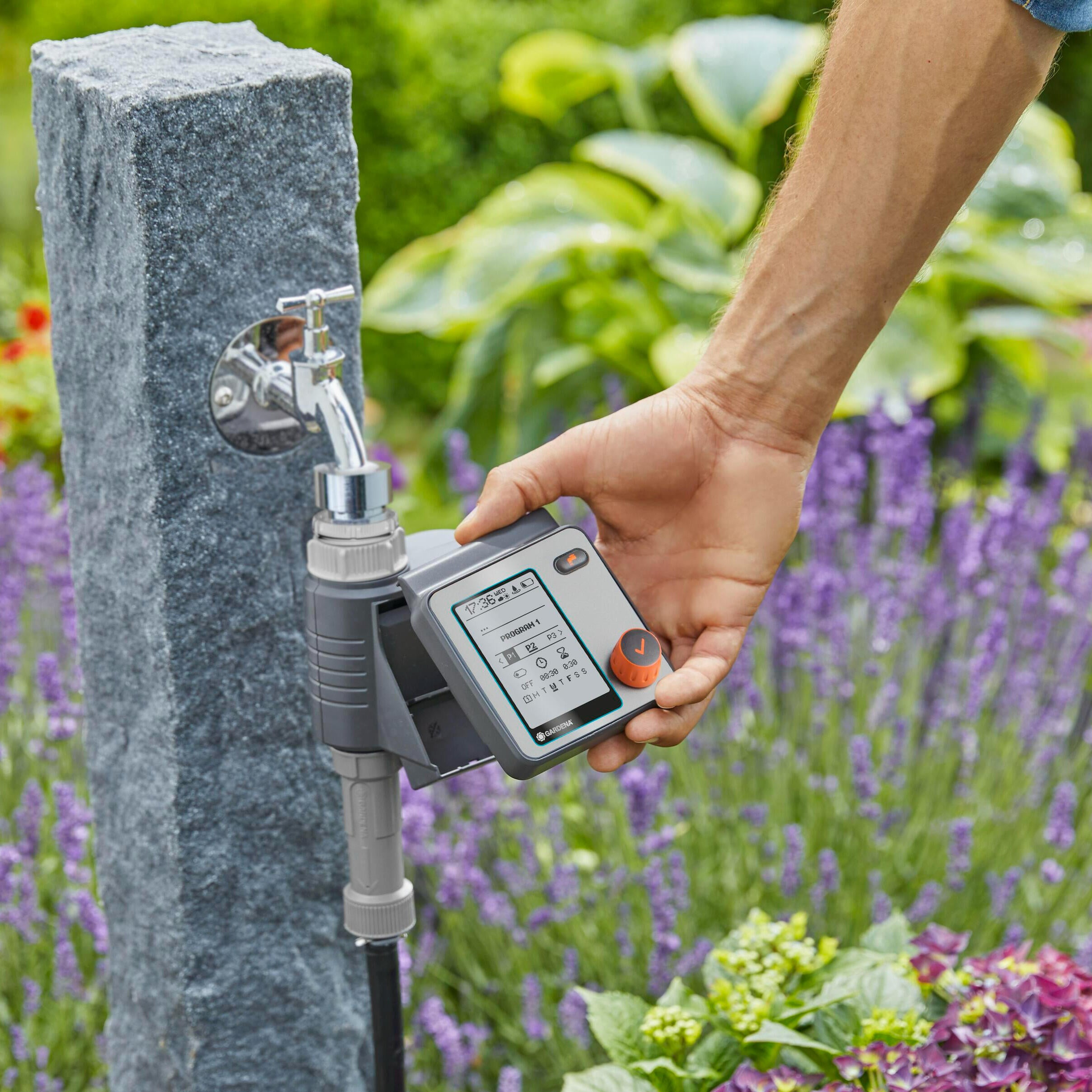 Programmateur d'arrosage piles GARDENA Master 1892-20 1 voie - 3