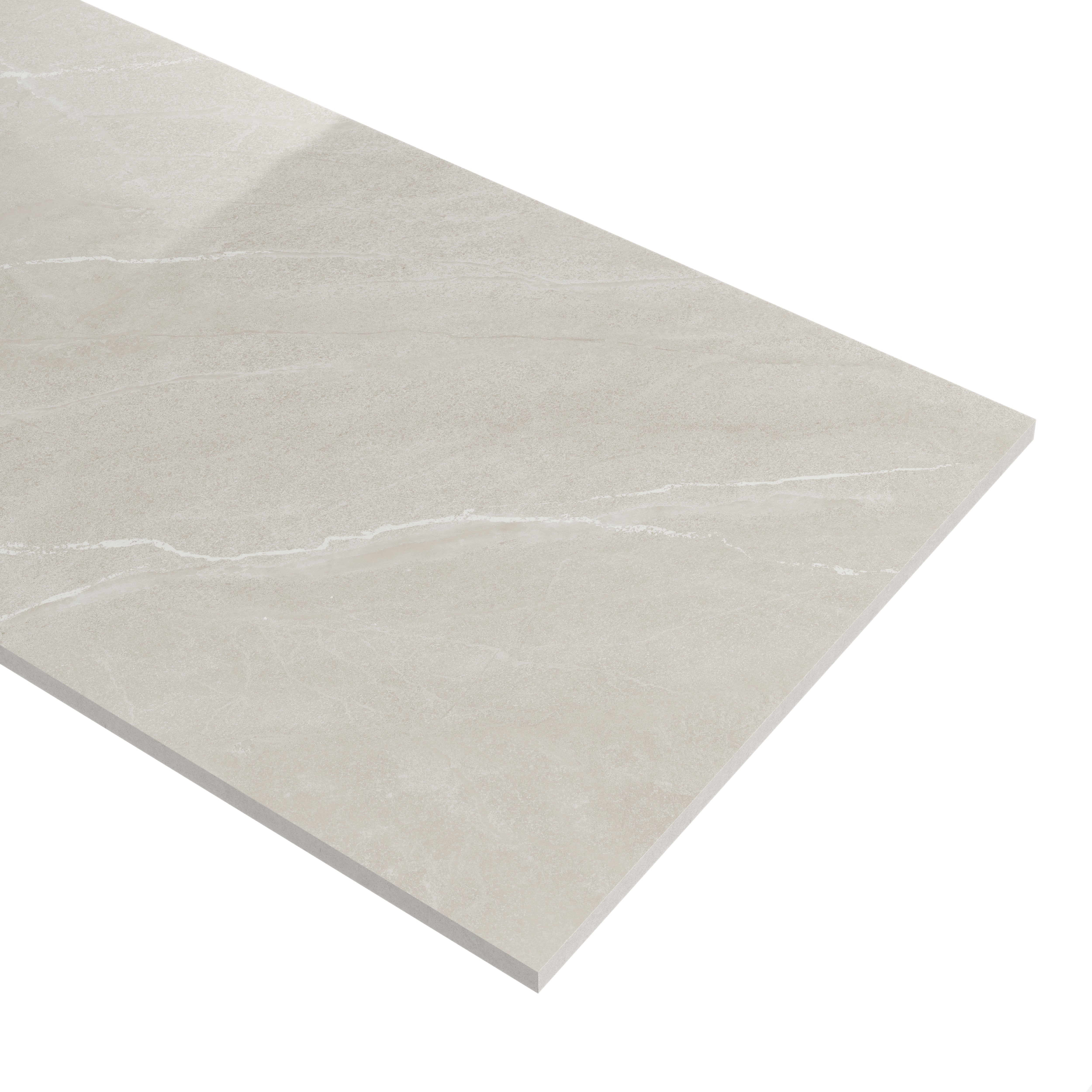 Carrelage mur intérieur effet marbre gris clair Murano l.30.5 x L.56 cm x Ep.8.5 - 3