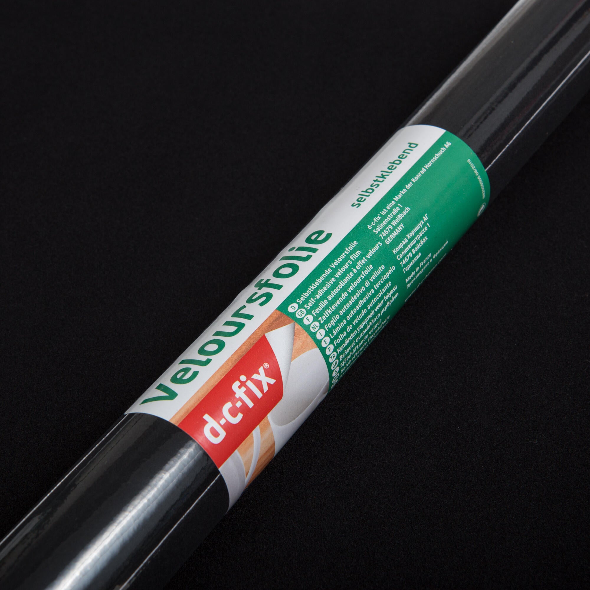 Adhésif décoratif en rouleau D-C-FIX Velours, noir l.0.45 x L.1 m - 4