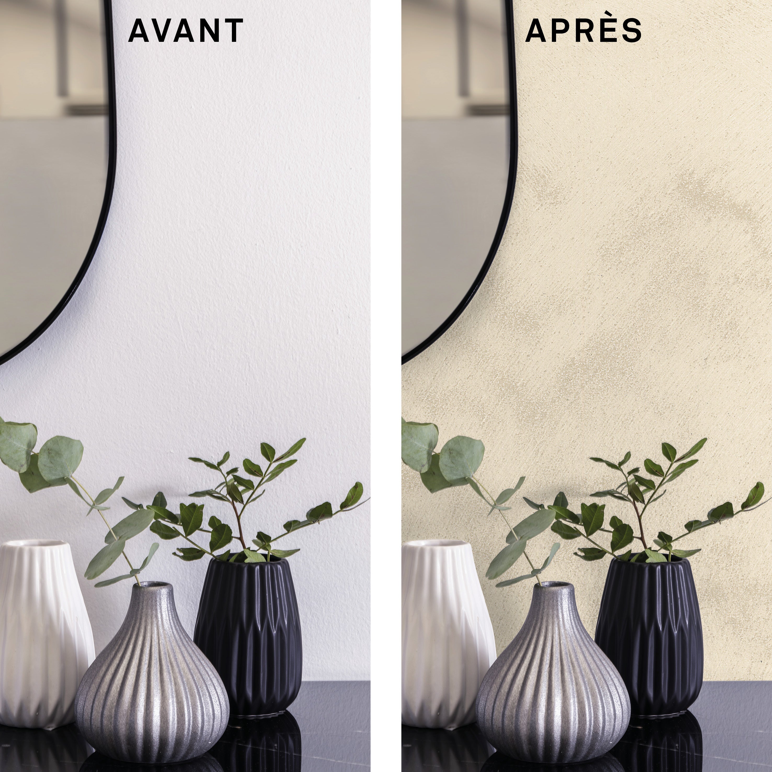 Peinture à effet Sable précieux MAISON DECO, eclat nacré, mat, 2 l - 3