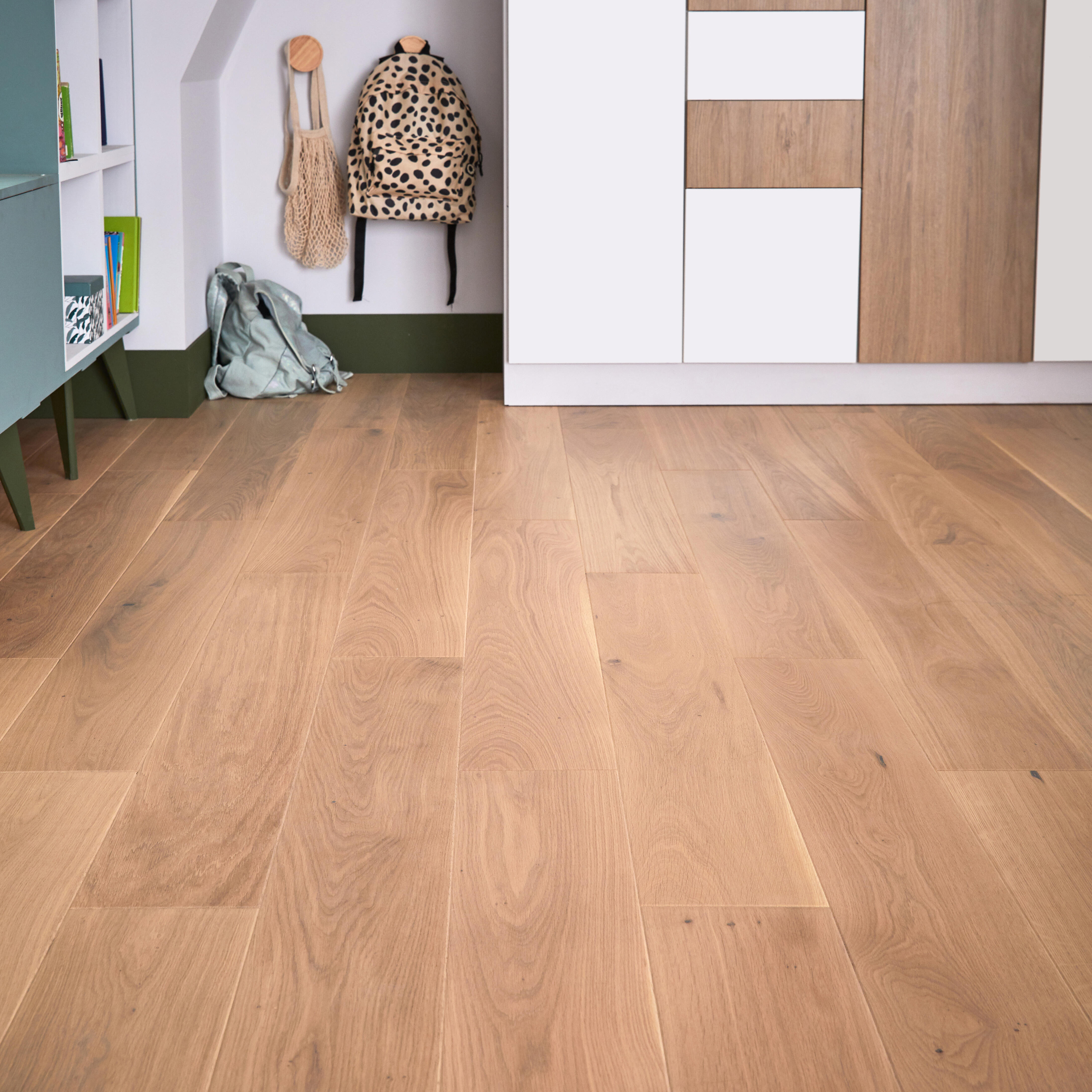 Echantillon parquet contrecollé ARTENS Line, XXL, chêne naturel vitrifié - 3