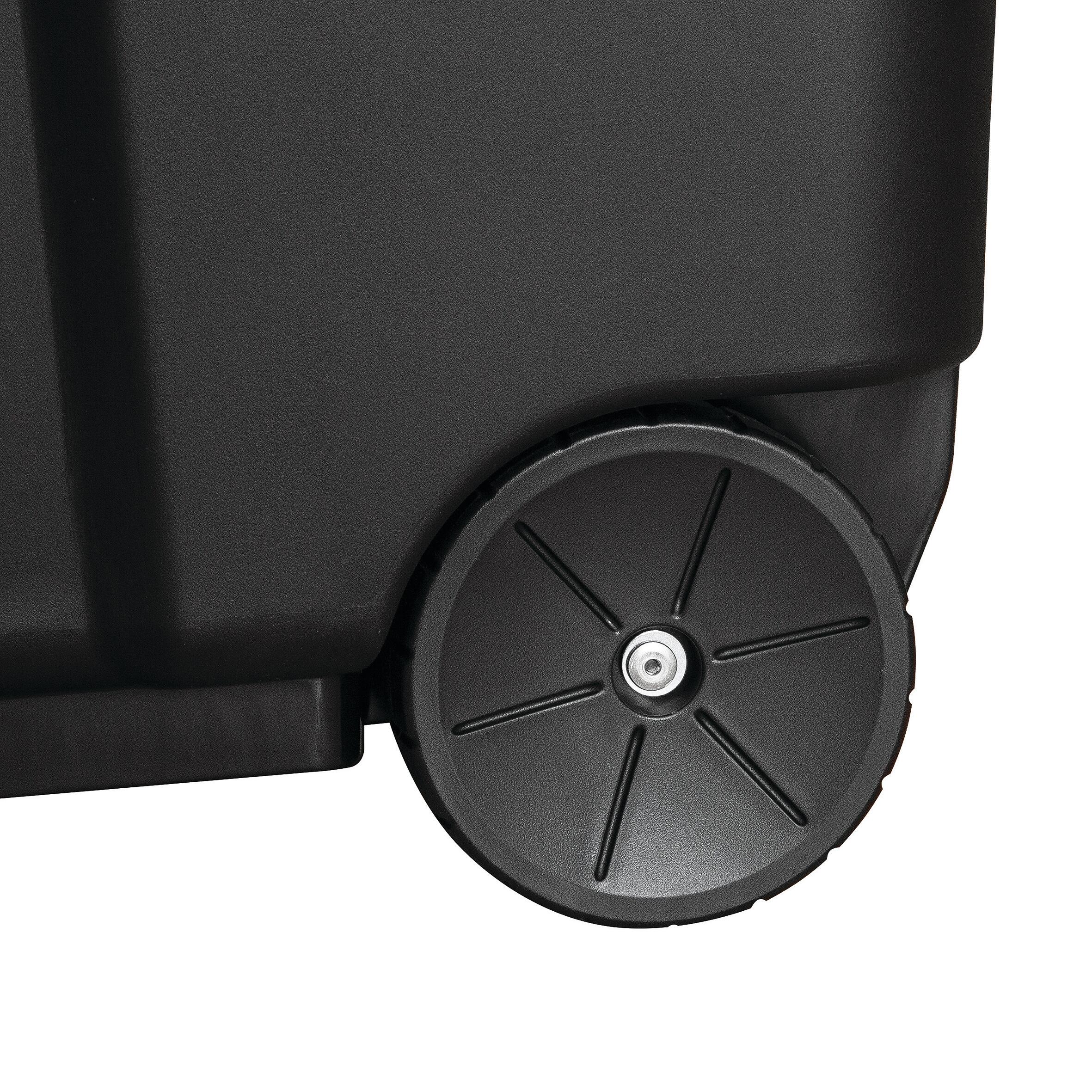 Malle IRIS plastique bordeaux / noir l.50 x P.100 x H.50 cm, 170 l - 6