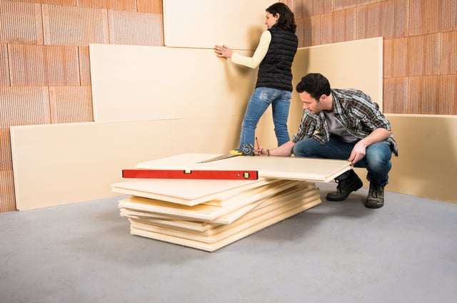 Panneau polystyrène extrudé R=2,4 Ep.80mm 125x60cm, Murs & Sols, SOPREMA