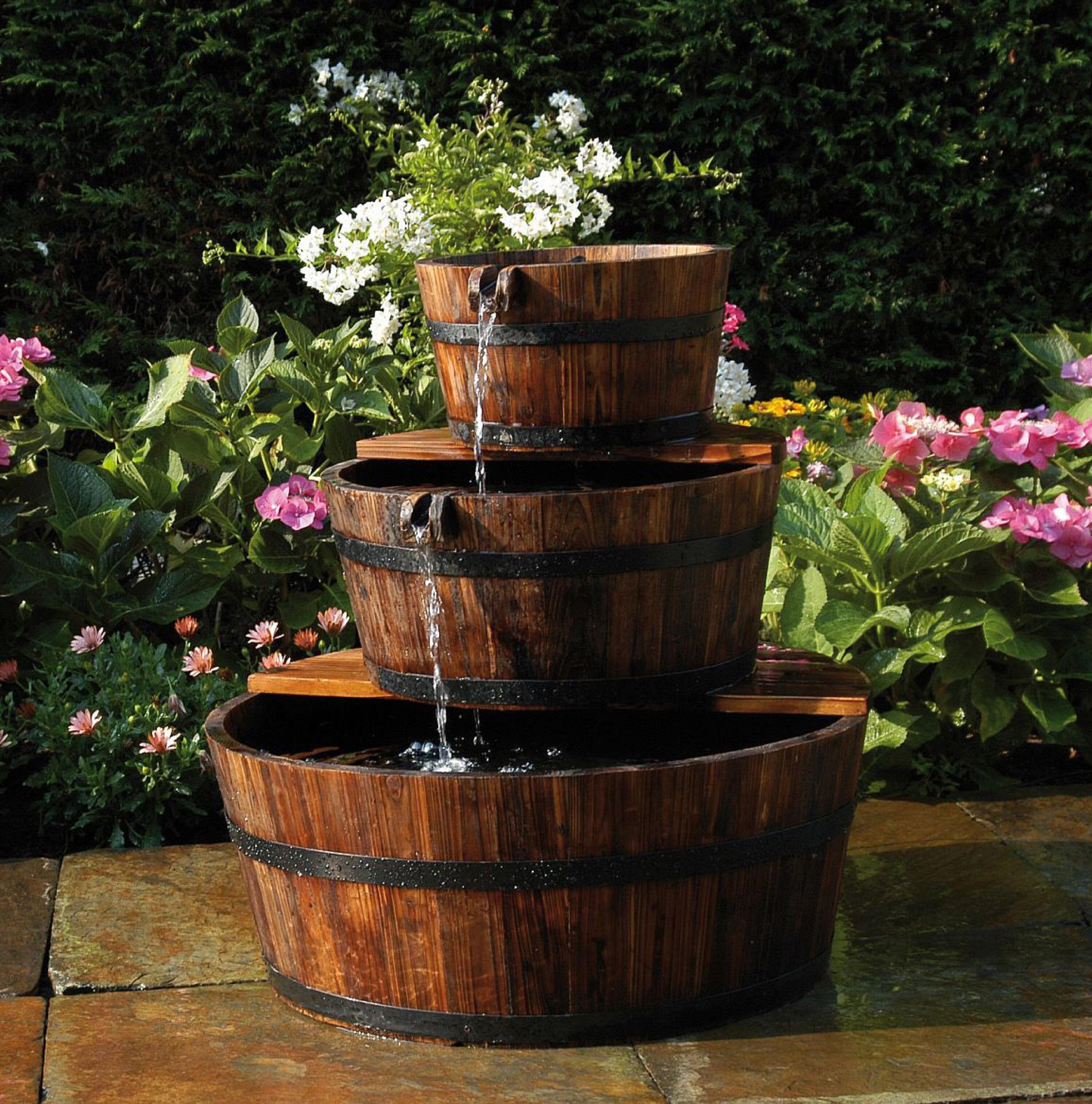 Kit fontaine UBBINK Edinburgh, marron, H.72 cm - 2