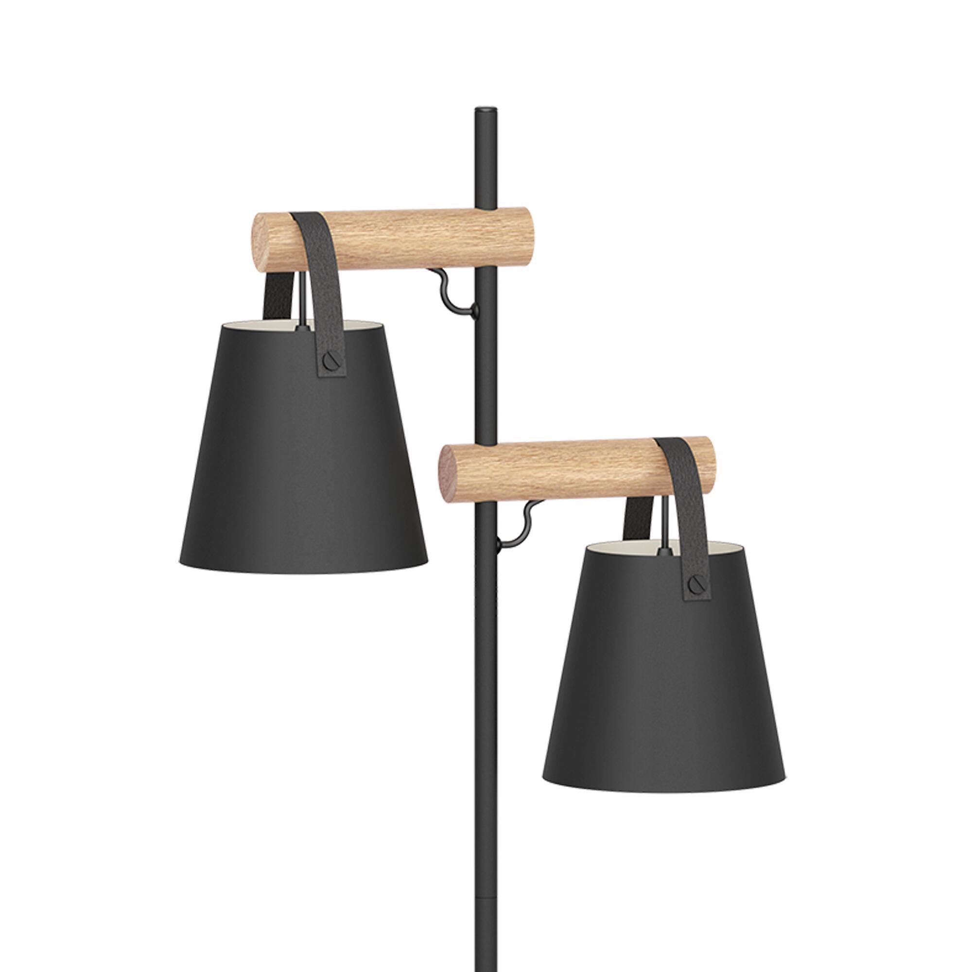 Lampadaire Pandore, acier, noir,  H.165 cm INSPIRE, E27 - 9