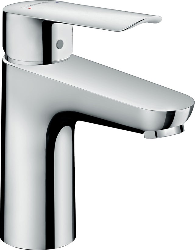 Mitigeur de lavabo chromé, HANSGROHE Logis e100 eco M