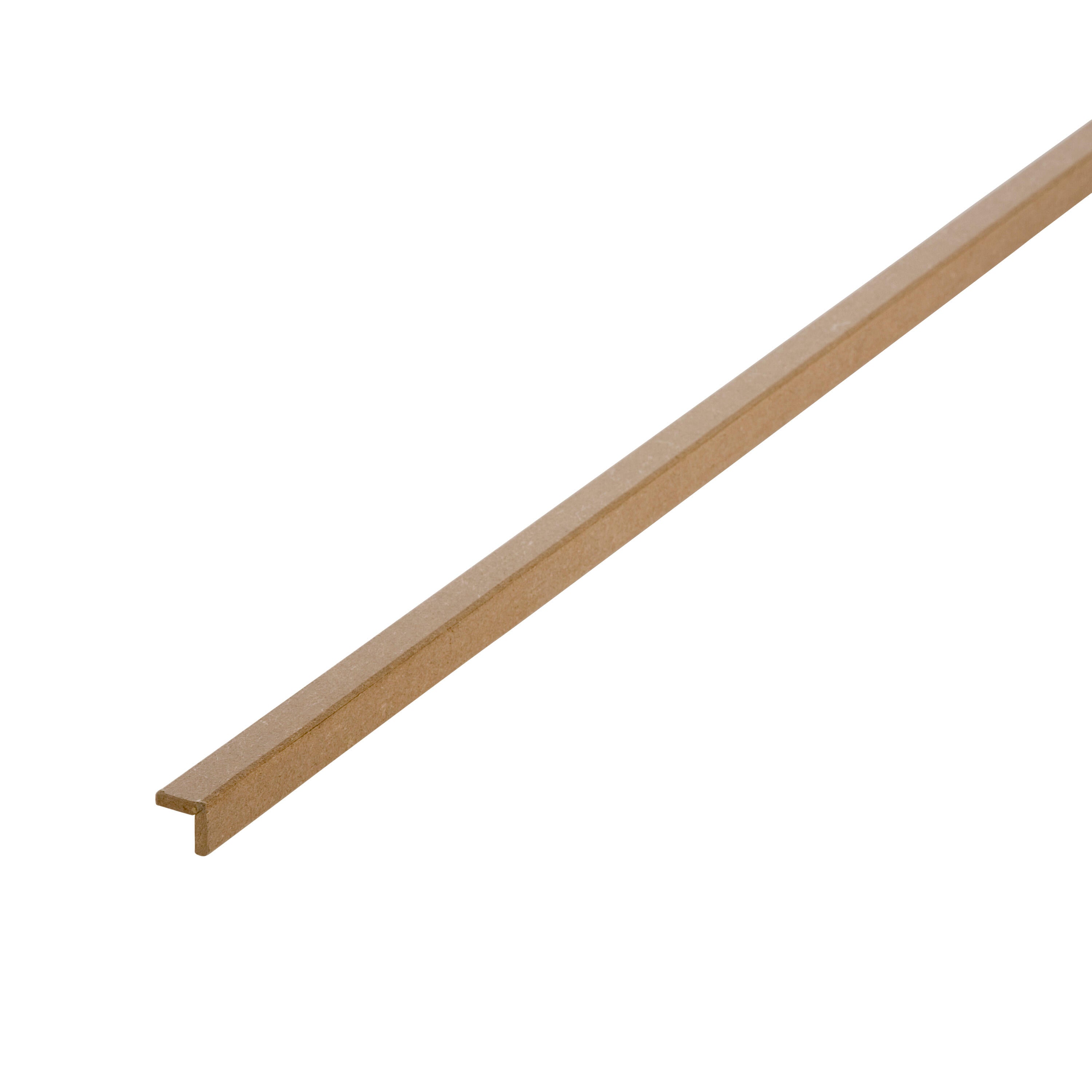 Baguette d'angle médium (MDF) arrondie , 19 x 19 mm, L. 2.44 m - 2
