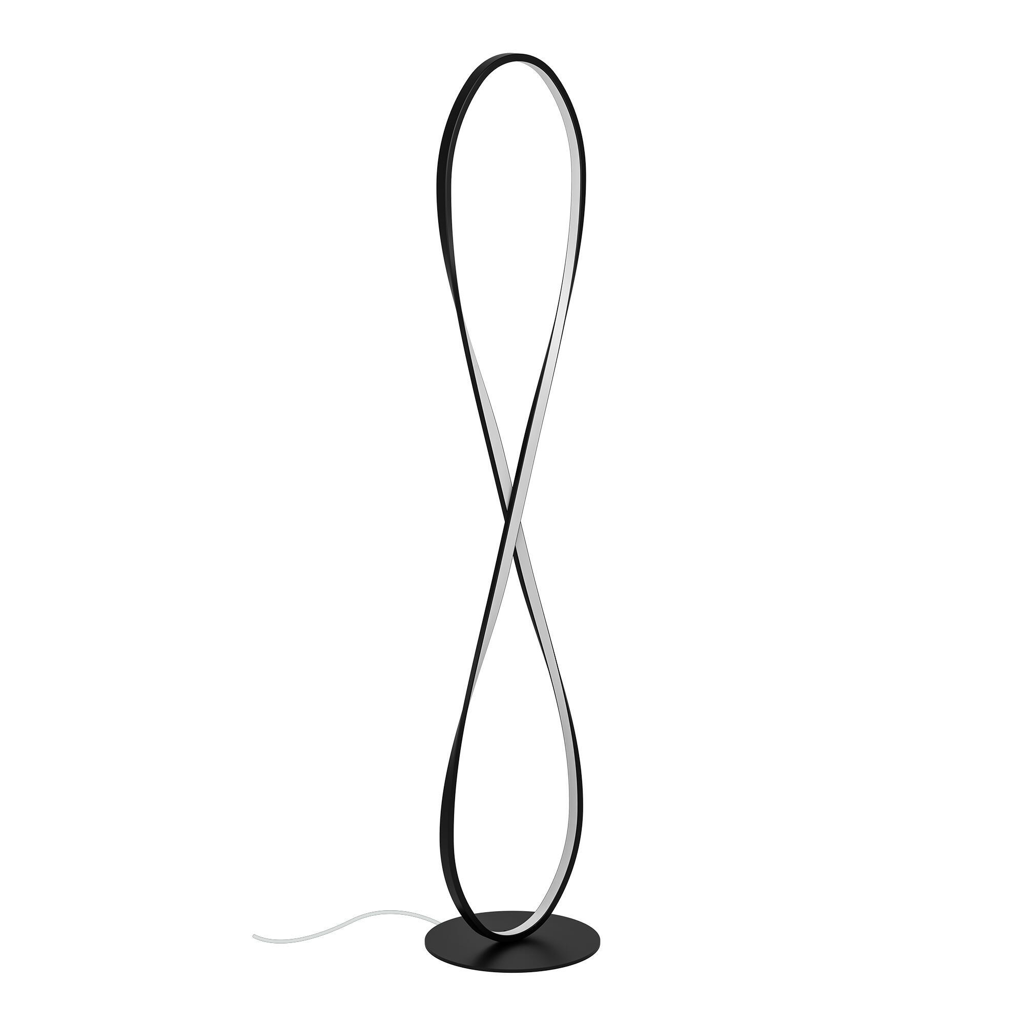 Lampadaire LED Esme, aluminium, noir, H.118 cm INSPIRE - 7