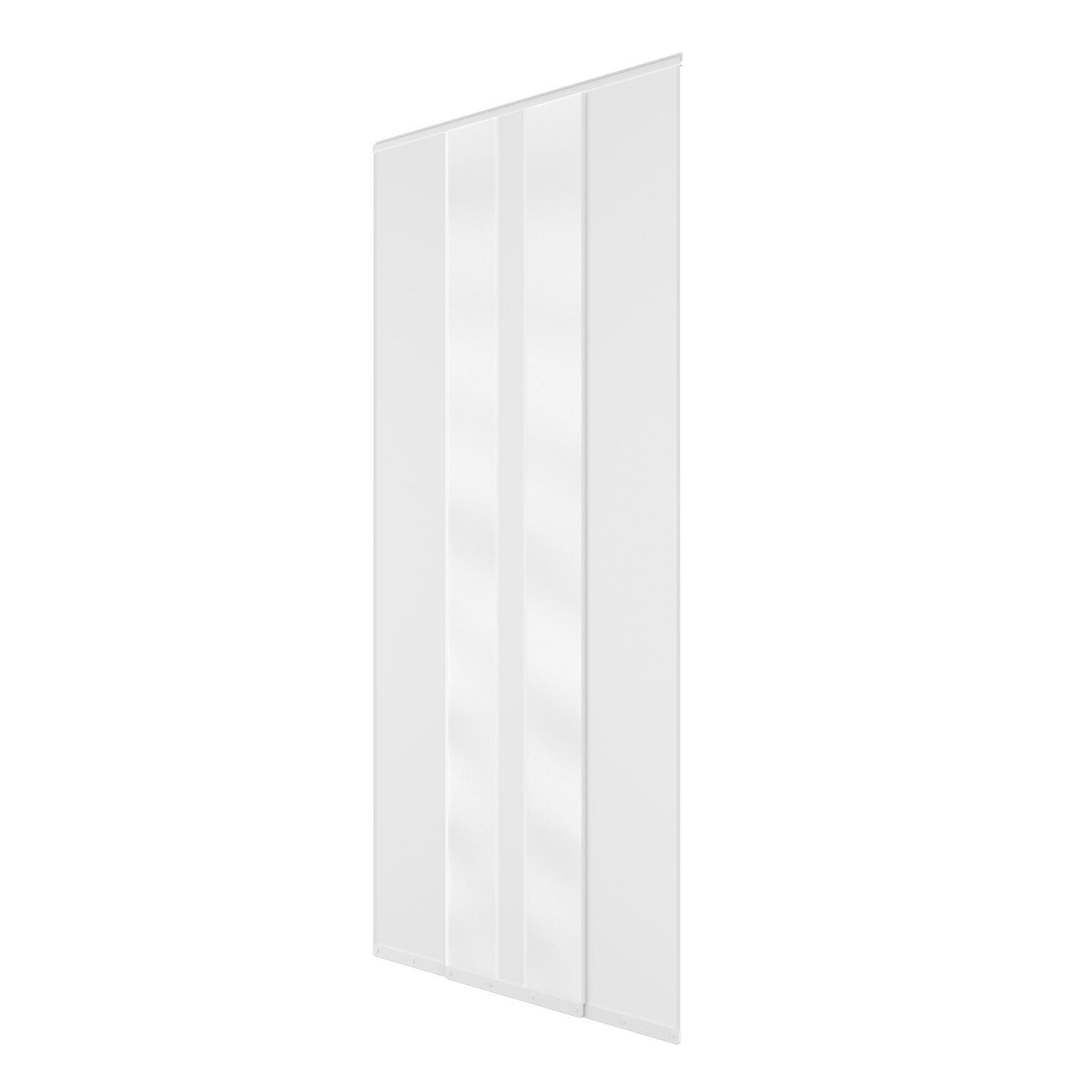 Moustiquaire H.230 x l.100 cm 3 bandes verticales/porte MOUSTIKIT CONFORT blanc - 3