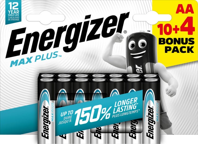 e301323600-5] Energizer Lot de 5 Blisters de 4 Piles Alcaline MAX PLUS