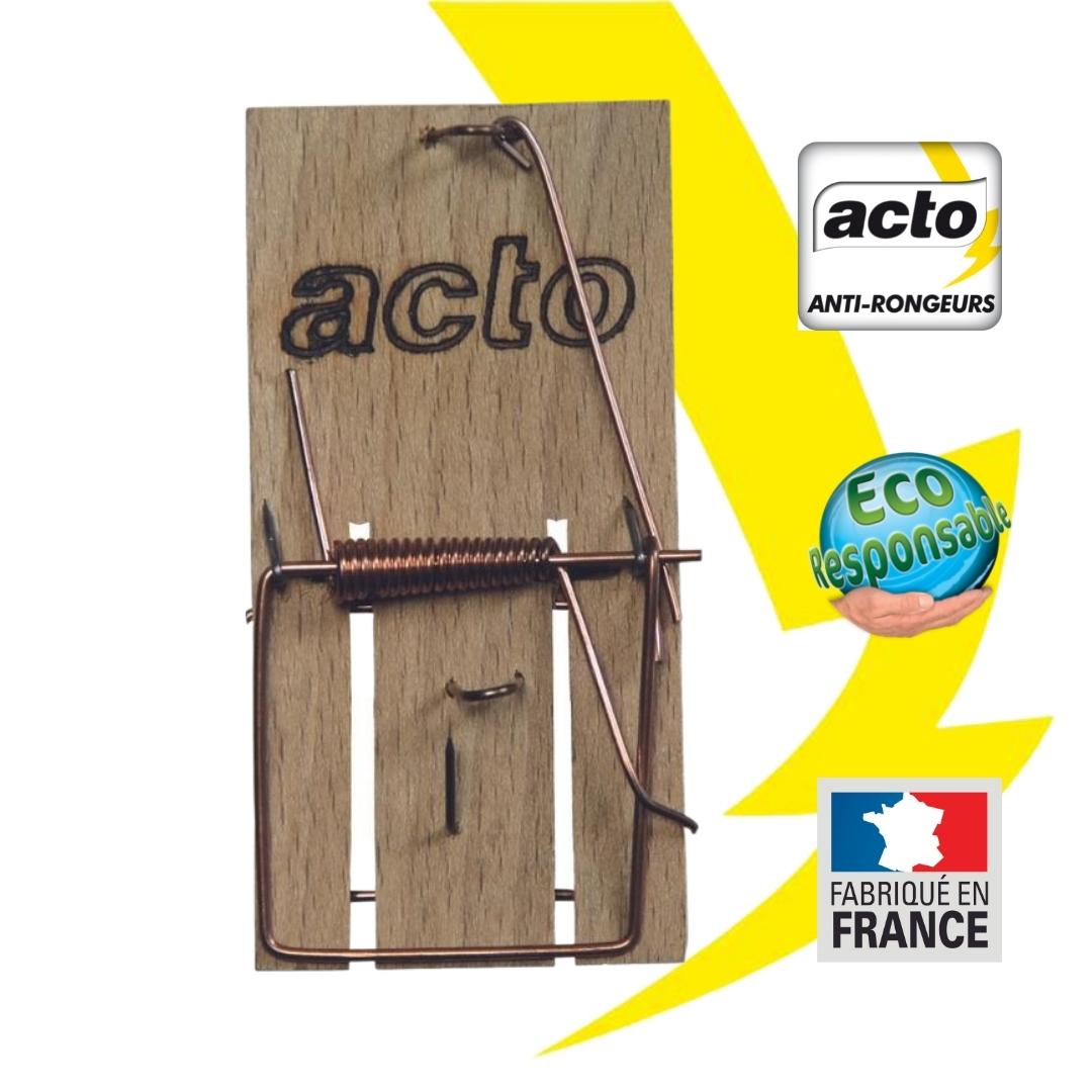 Victor Lot De 4 Pièges à Souris Easy Set - Tapette En Bois Avec Pédale