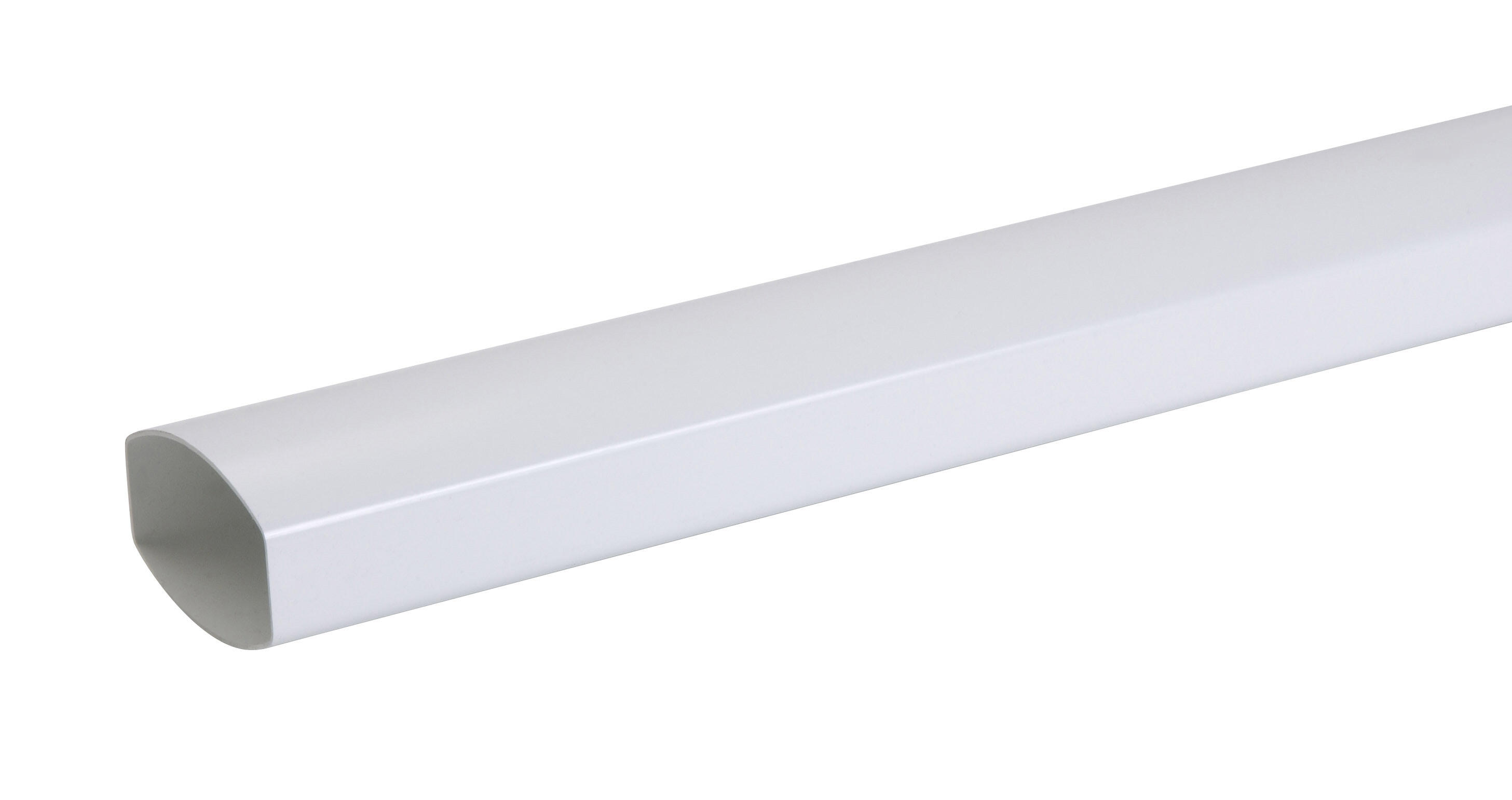 Tuyau de descente pvc blanc Diam.90x56 mm L.3 m GIRPI