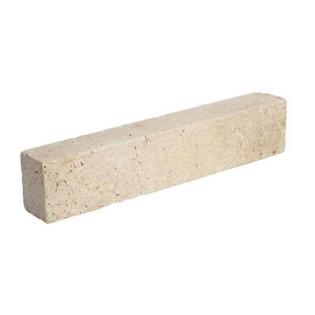 BORDURE A POSER TRAVERTIN VIEILLI 50X10X7CM