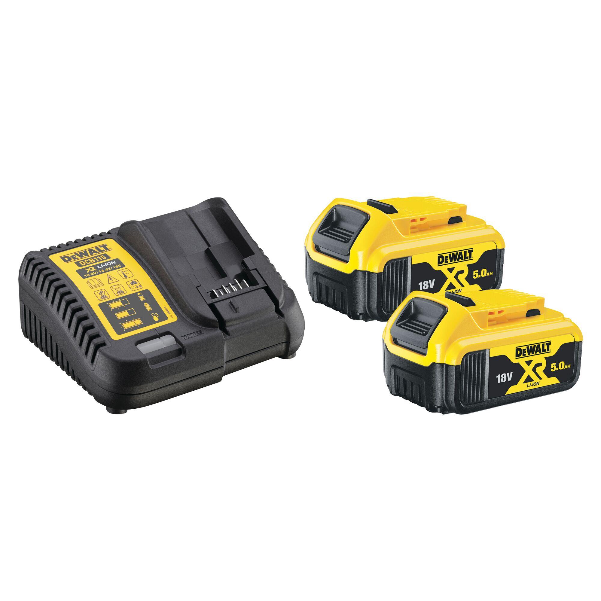 Pack batterie DEWALT, 18 V, 5 Ah Dcb115p2 lithium-ion - 5