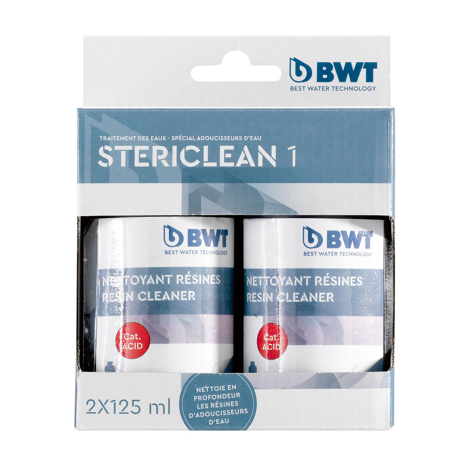 Nettoyant résine adoucisseur pack annuel stericlean pour nettoyage et protection - 3