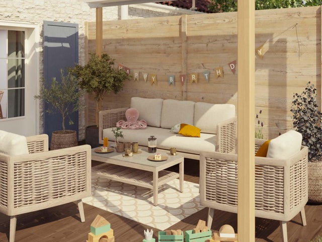 Muebles de exterior de estilo Nature
