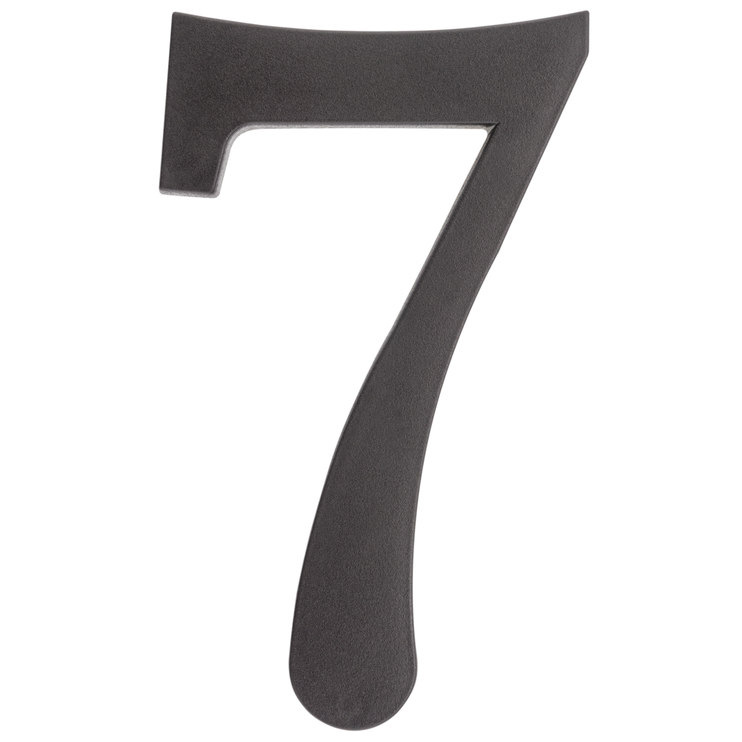 Cyfra 7 wys.18 cm plastikowa czarna