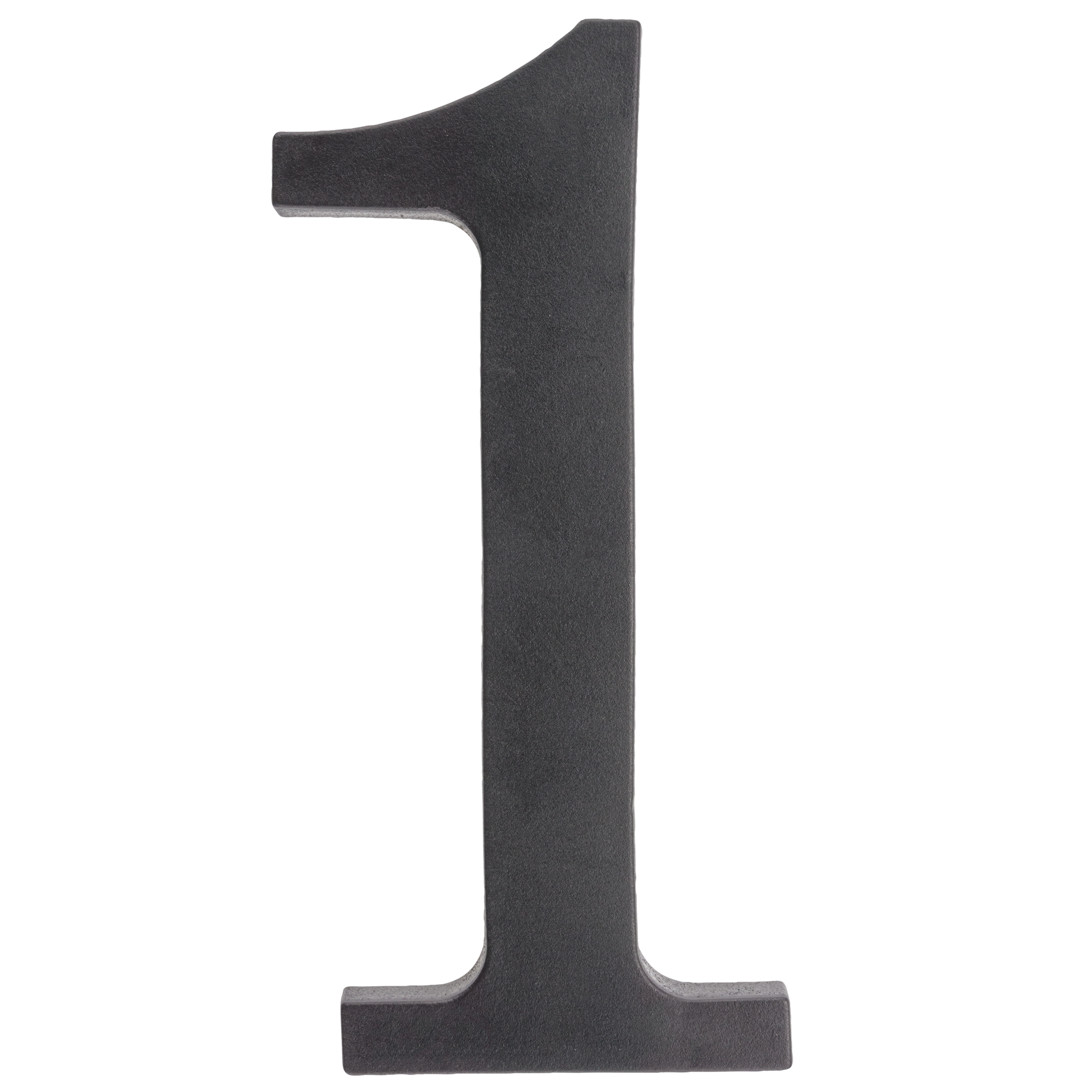 Cyfra 1 wys.18 cm plastikowa czarna