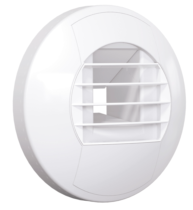Bouche d'extraction pvc EQUATION, Diam.125/125 mm Bhyc/120p