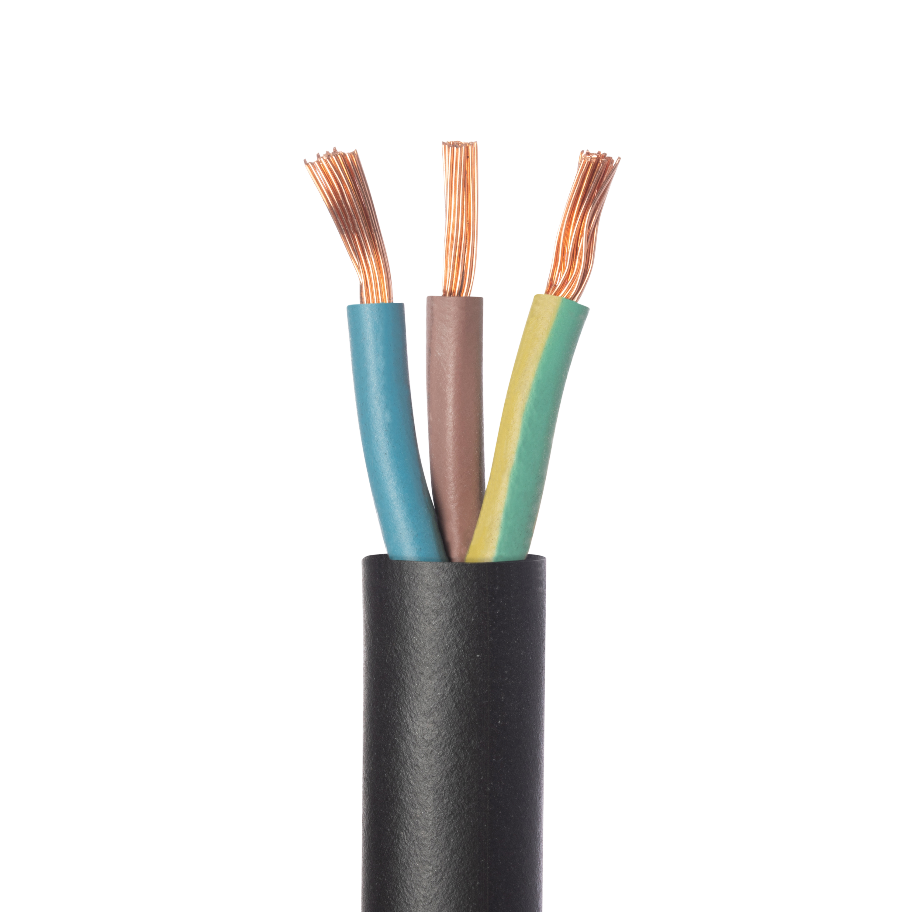 Rolo de cabo H07RN-F 3G 1,5 10Metros preto - 2