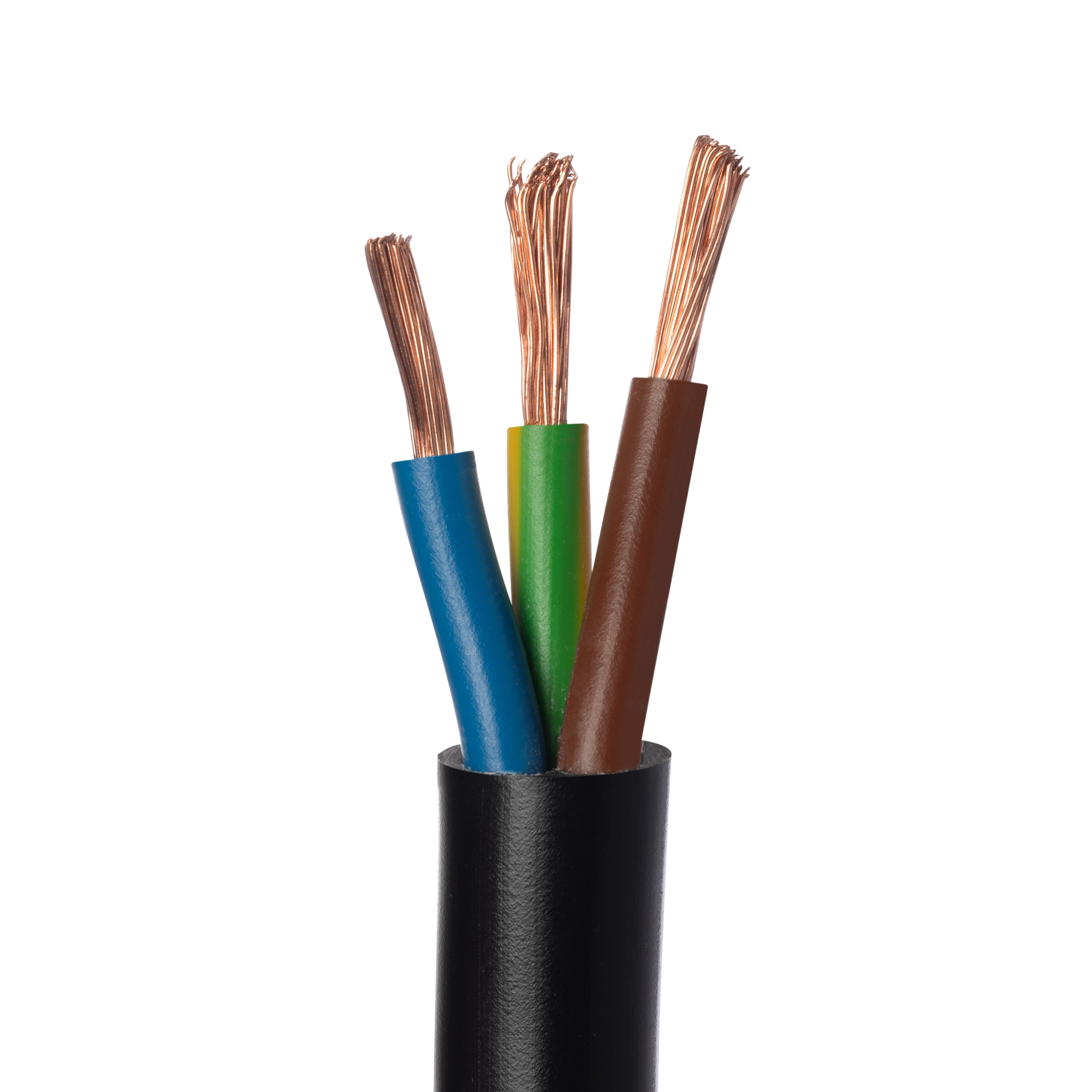 Cabo H05VV-F 3G2,5mm² Lexman 5m preto - 2