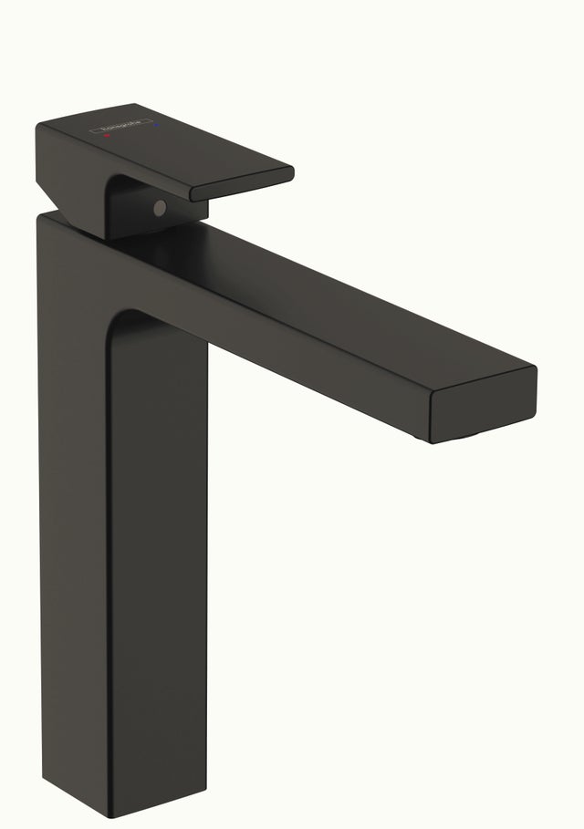 Mitigeur de lavabo noir, HANSGROHE Vernis shape eco XL