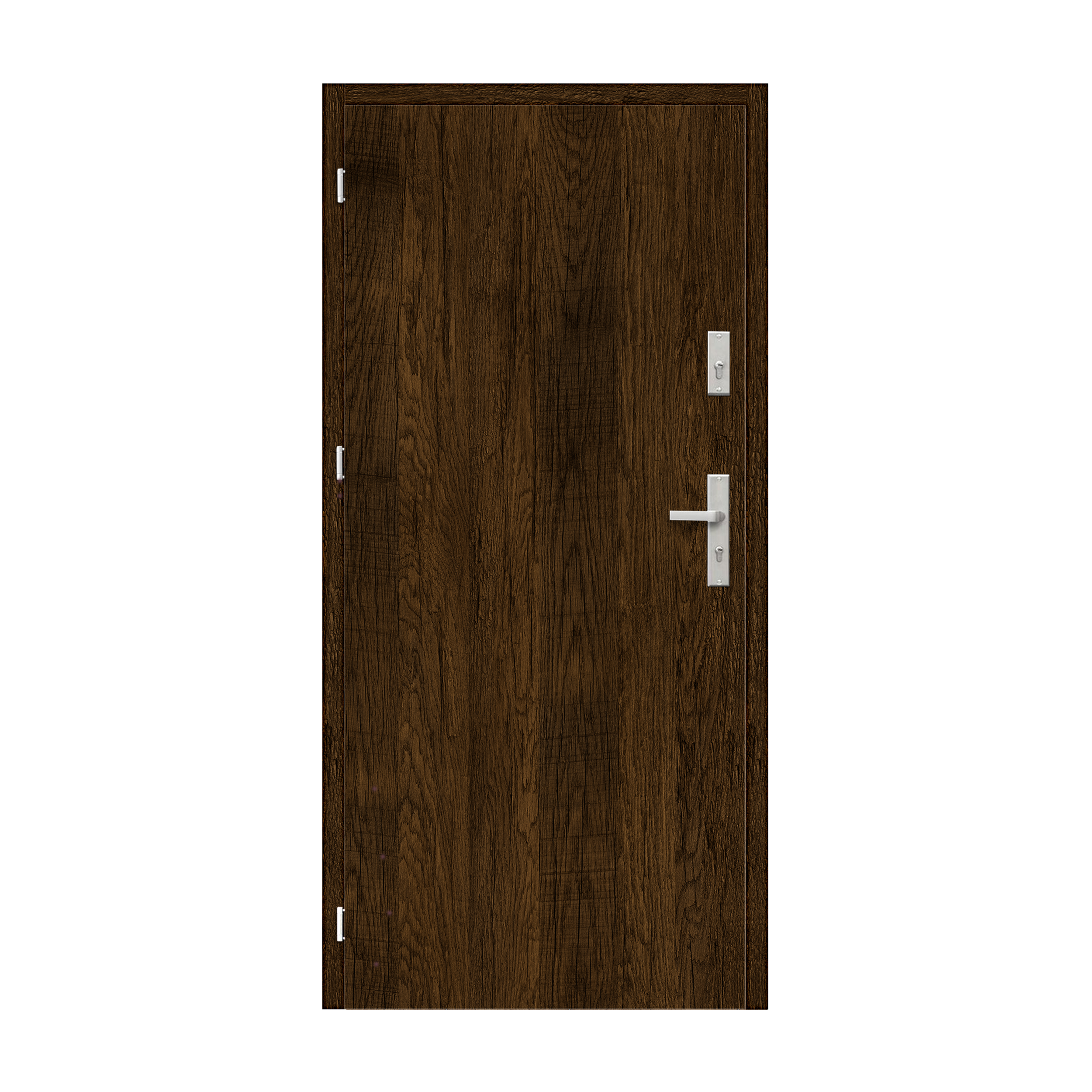 Drzwi wewnętrzne wejściowe MDF RC2 32dB Eris Set orzech san marino 90 lewe