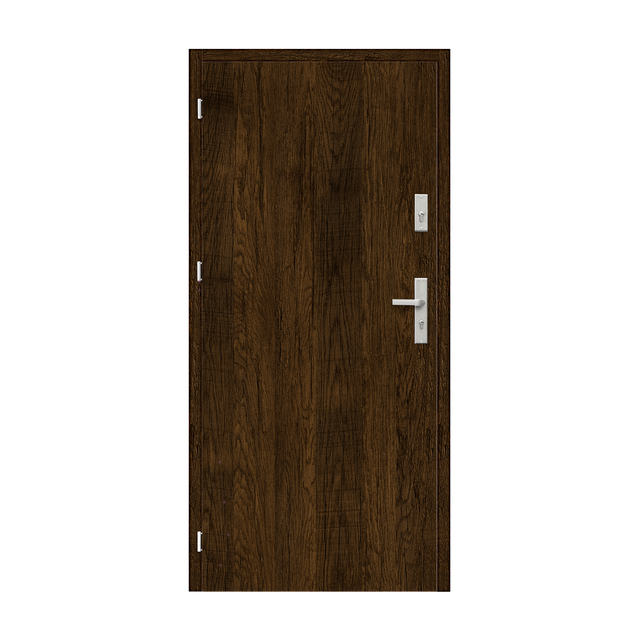 Drzwi wewnętrzne wejściowe MDF RC2 32dB Eris Set orzech san marino 80 lewe