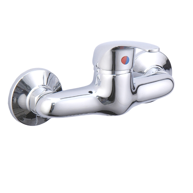 Rubinetto per doccia getto laminare cristallino monocomando Nerea cromo lucido