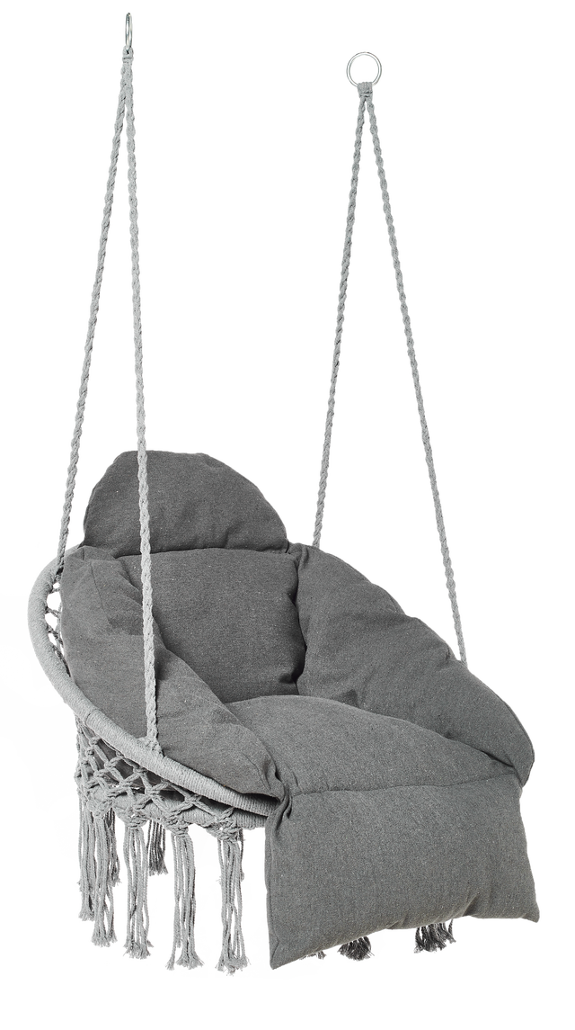 Fotel wiszący gniazdko May antracytowy Corciano