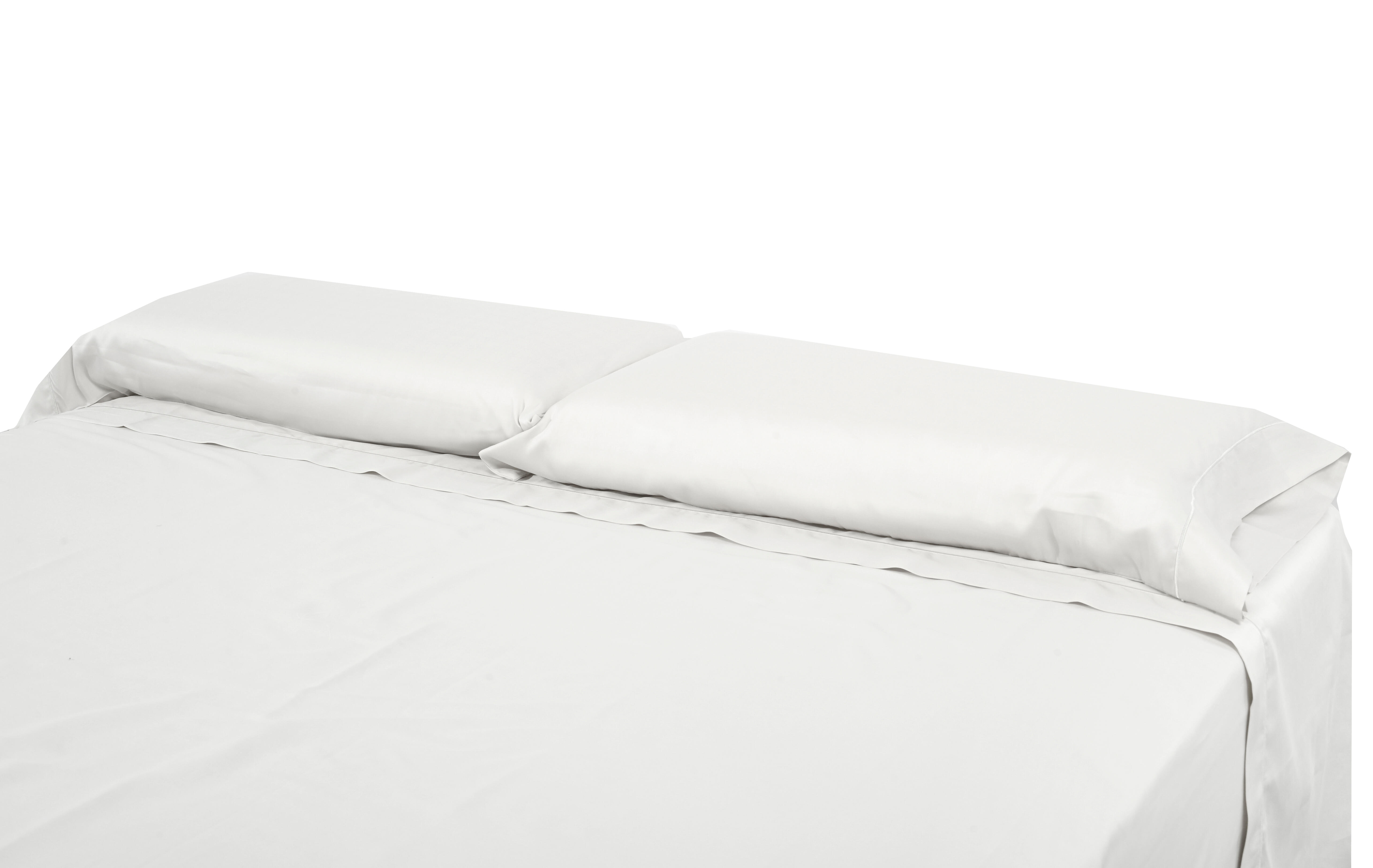 Funda nórdica Doble Bordón algodón egipcio 400 hilos liso blanco para cama de 90 cm - 8