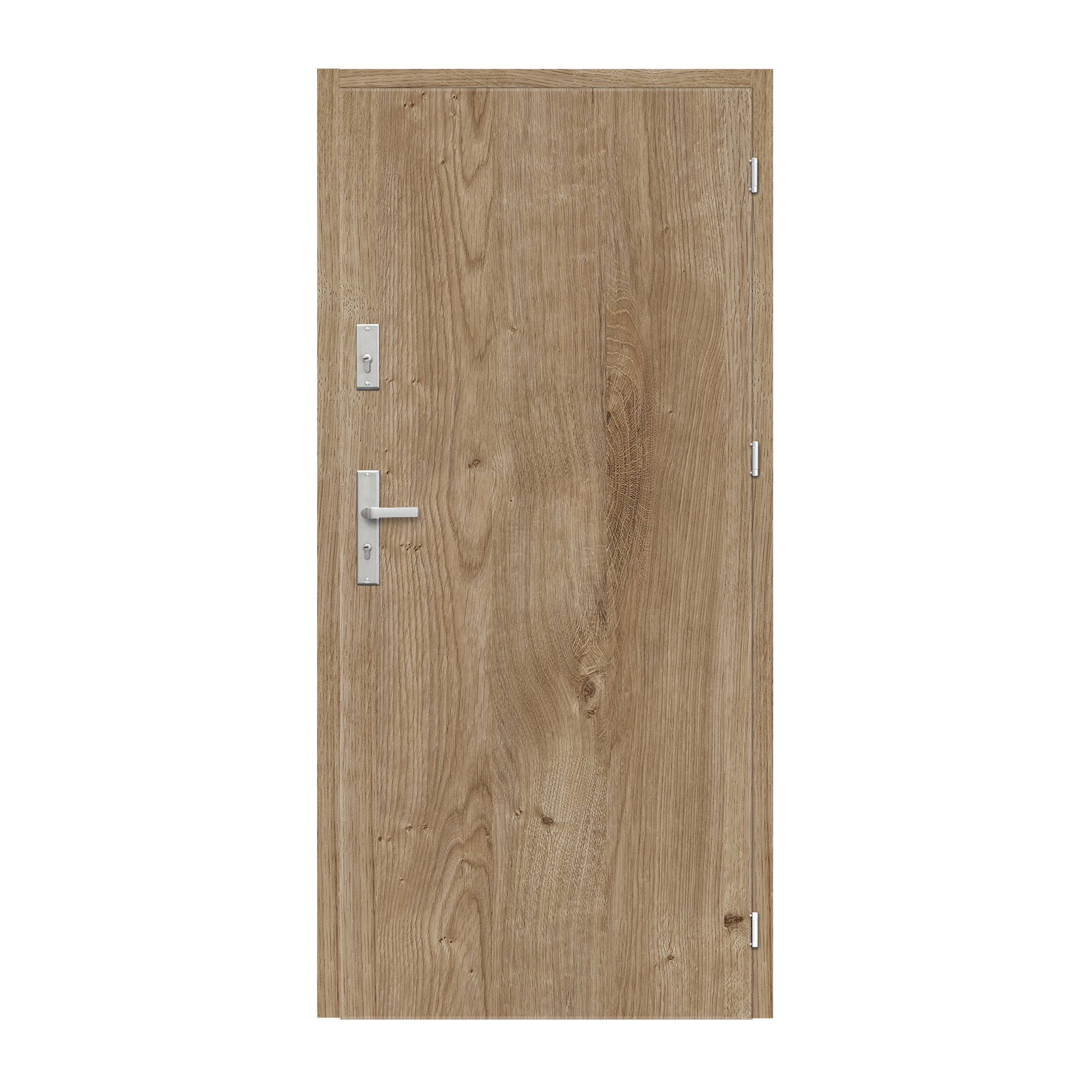 Drzwi wewnętrzne wejściowe MDF RC2 32dB Eris Set dąb wiosenny 80 prawe