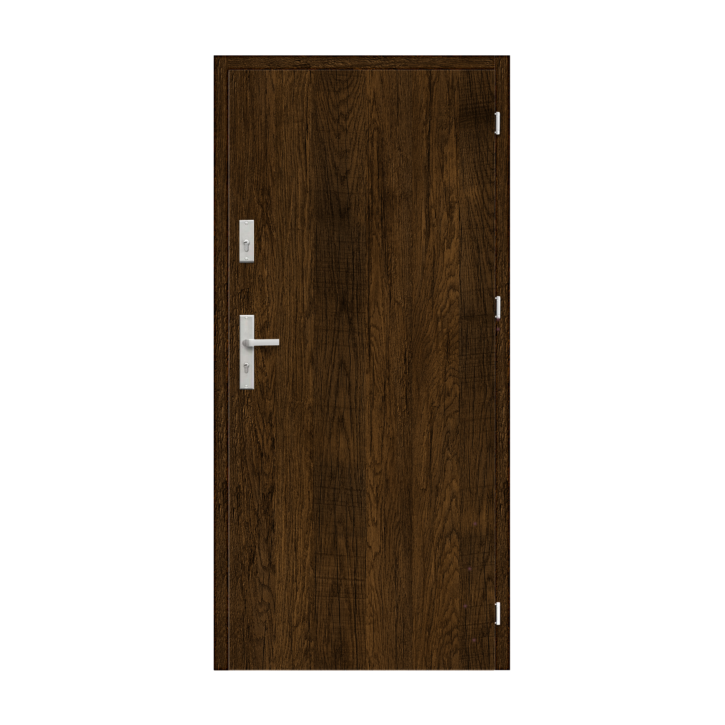 Drzwi wewnętrzne wejściowe MDF RC2 32dB Eris Set orzech san marino 80 prawe