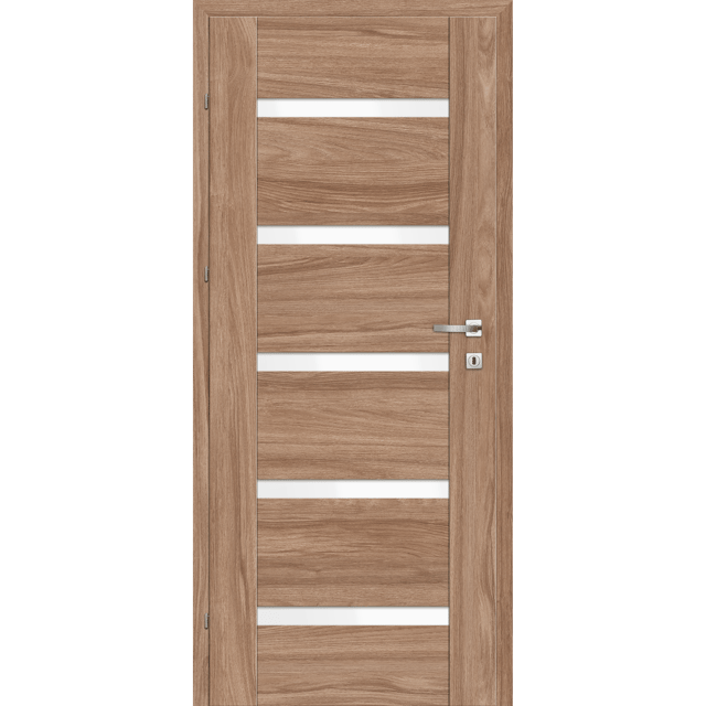 Drzwi wewnętrzne pokojowe Tinos orzech karmel 80 lewe Artens