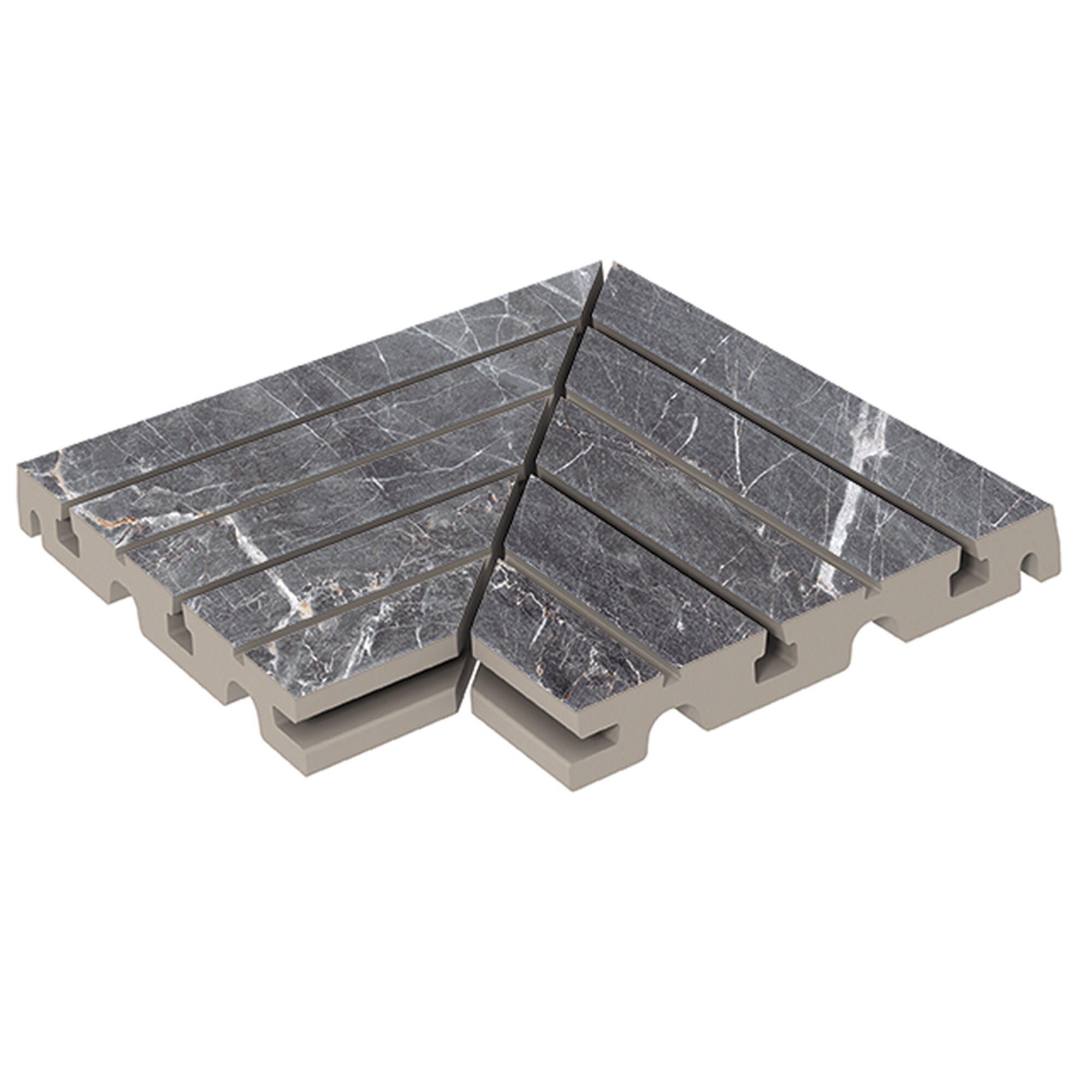 Azulejo klinker gres imperial 24,5x33 cm ceniza