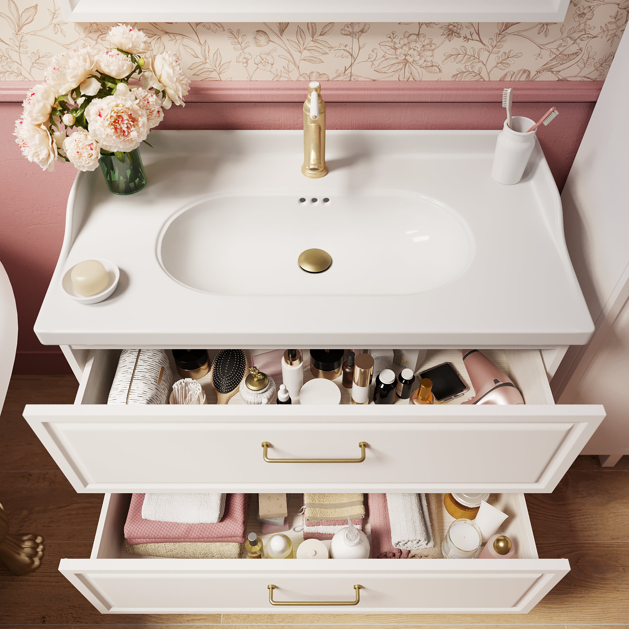 Umywalka meblowa Charm 91 x 49 Sensea - 13