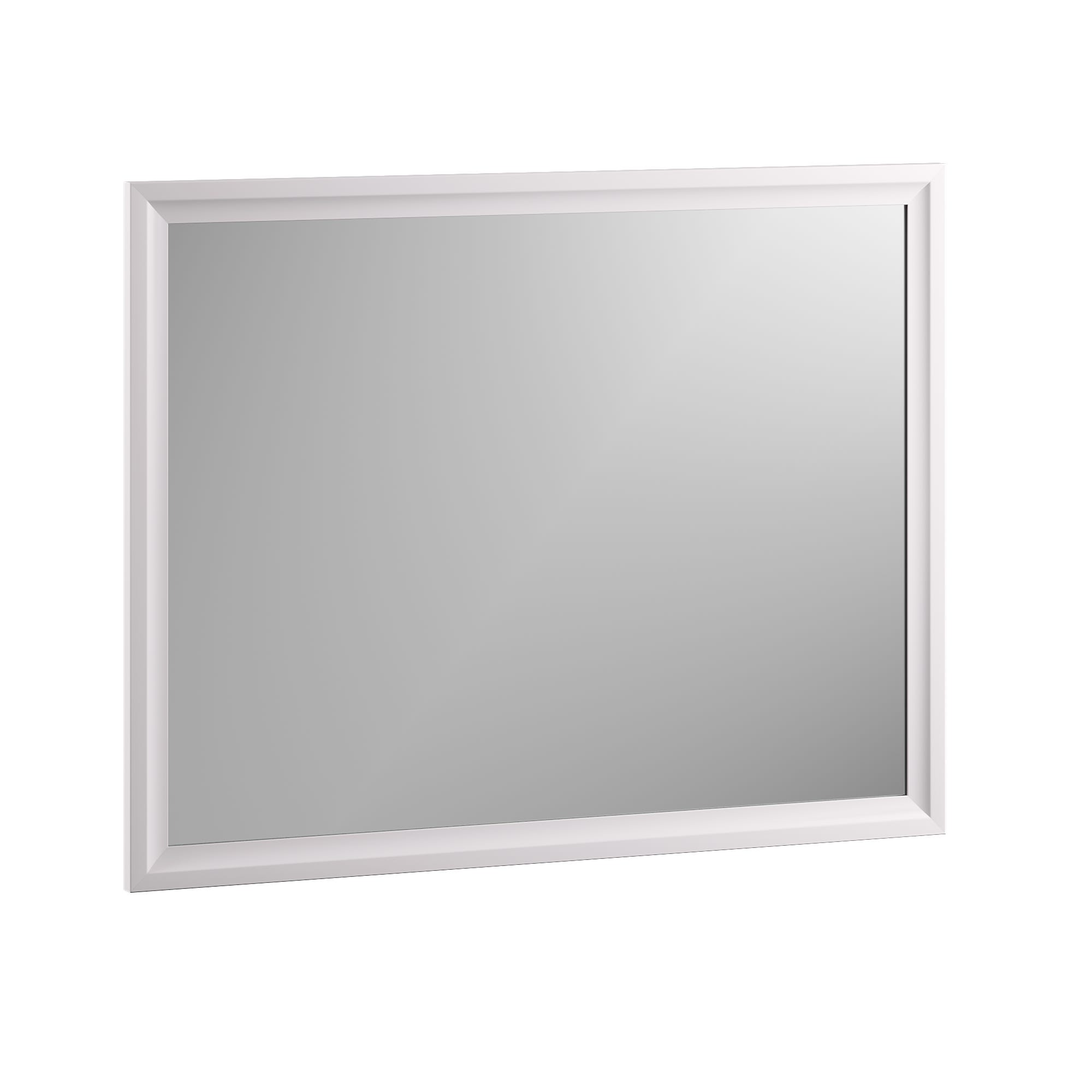 Miroir Mural Sur Mesure 40x80 Cm - Cadre Blanc - Fabriqué En Allemagne