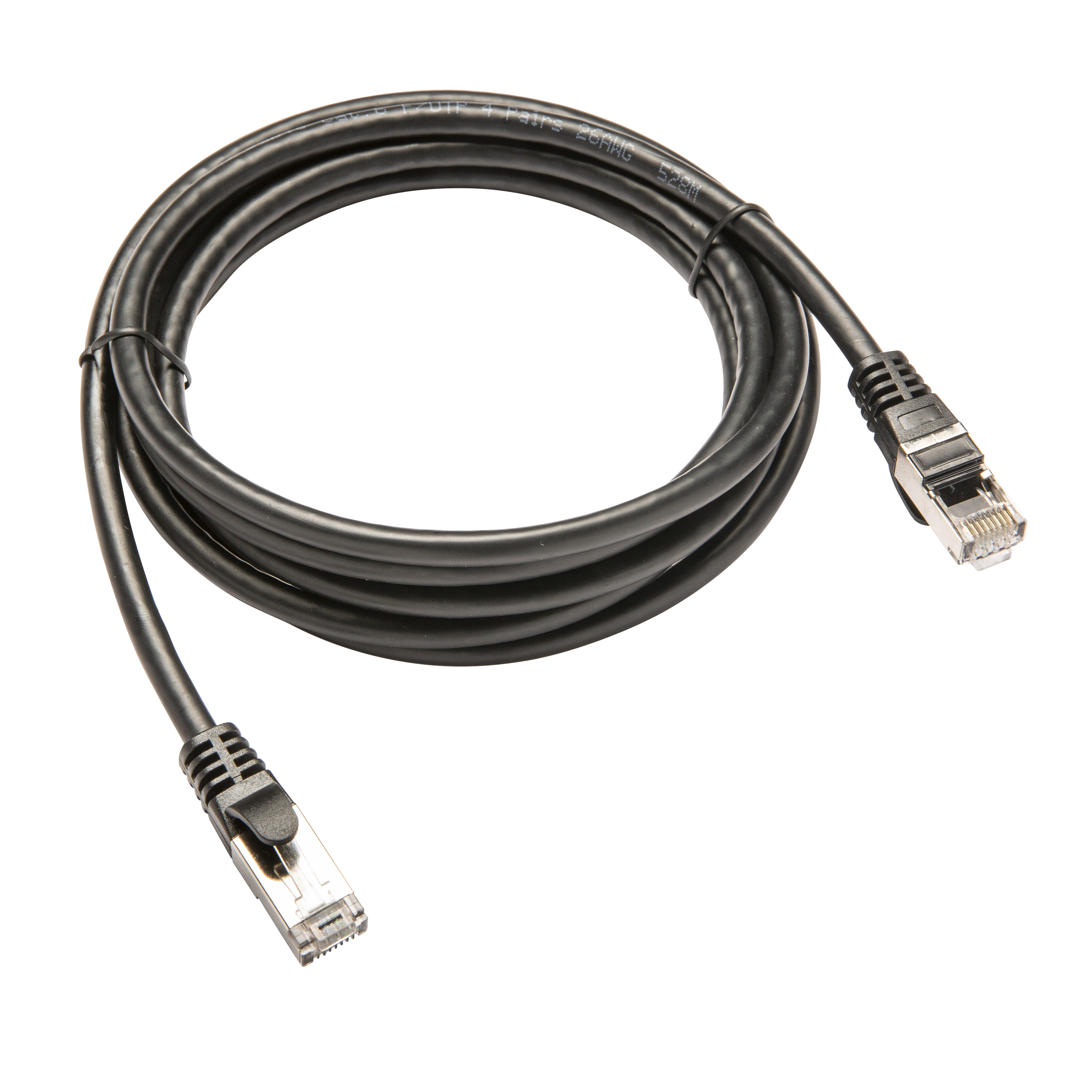 Câble RJ45 CAT6, blindé mâle / mâle, 2 m noir LEXMAN