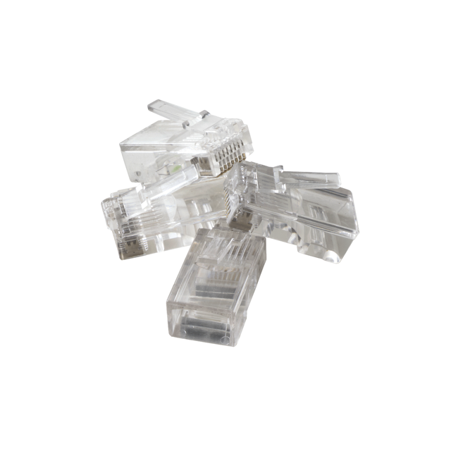 Cavo e connettori RJ45 per impianto di rete Ethernet domestico e professionale