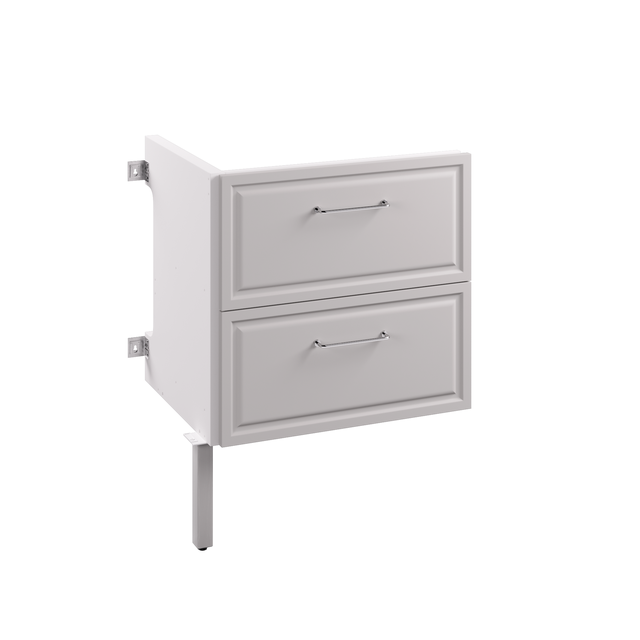 Extension pour armoire de toilette l.60 x H.82.2 x P.48.1cm gris Charm