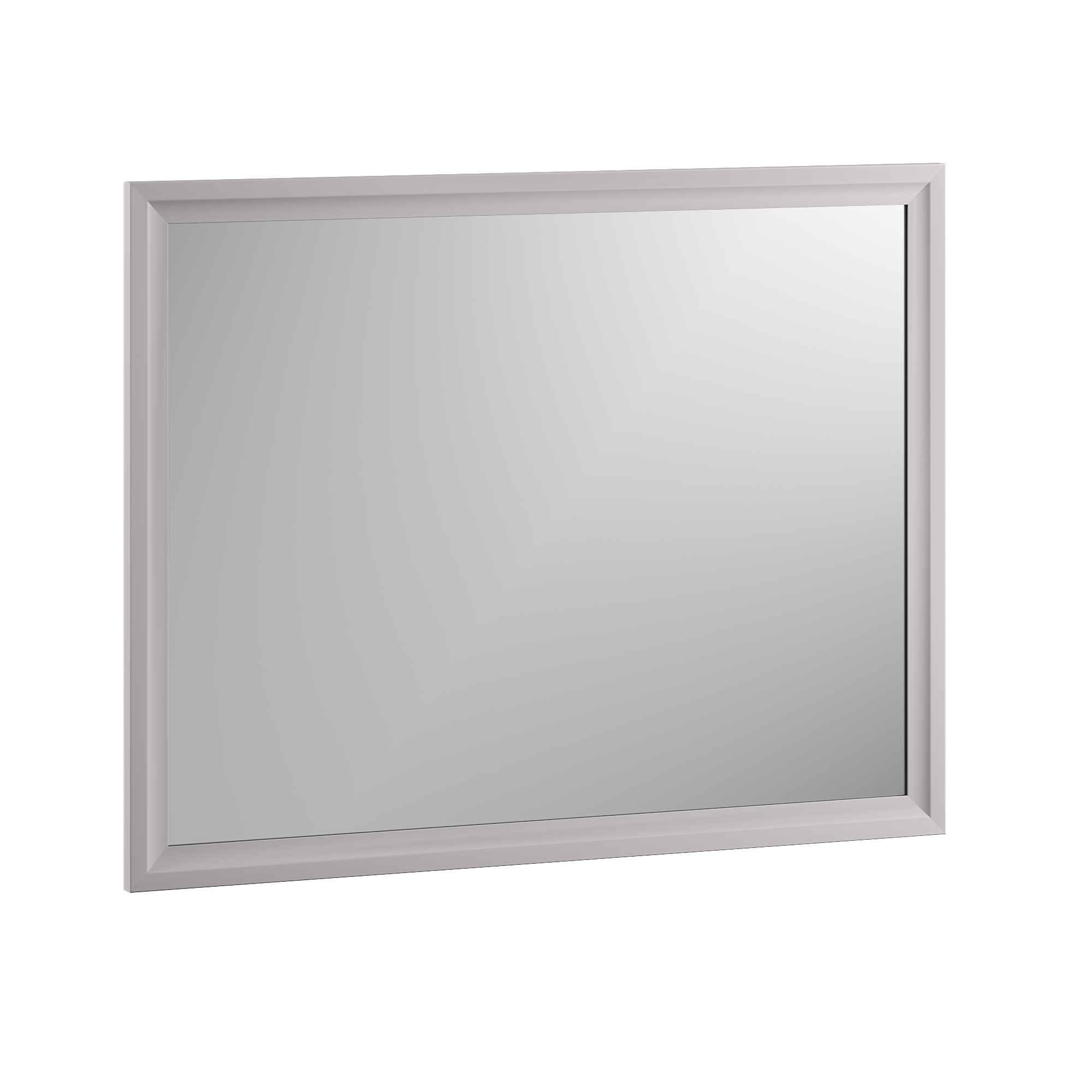 Espejo enmarcado rectangular new charm gris 90 x70 cm